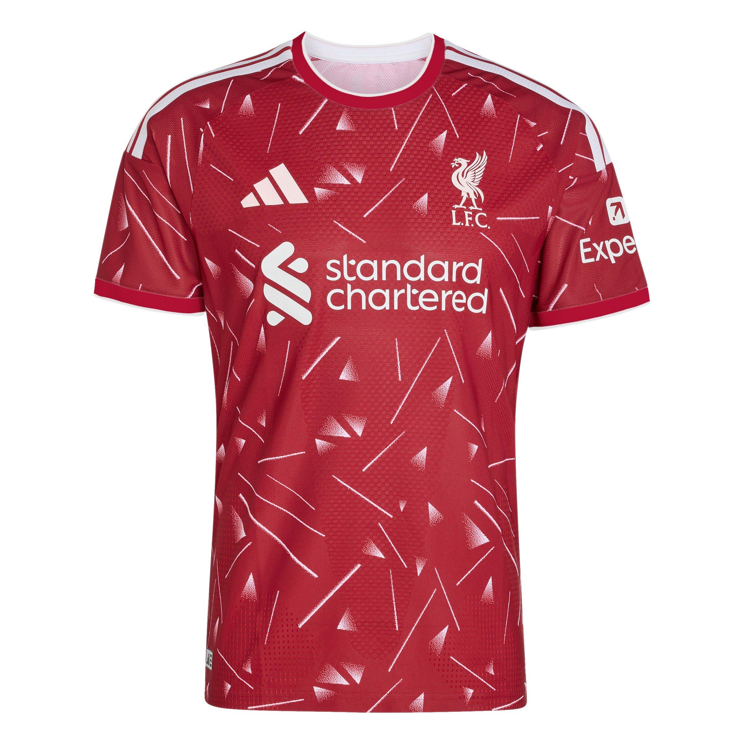 Rot/Weiß - adidas - Liverpool 2026 2027 Authentic Home Shirt Mens - 1