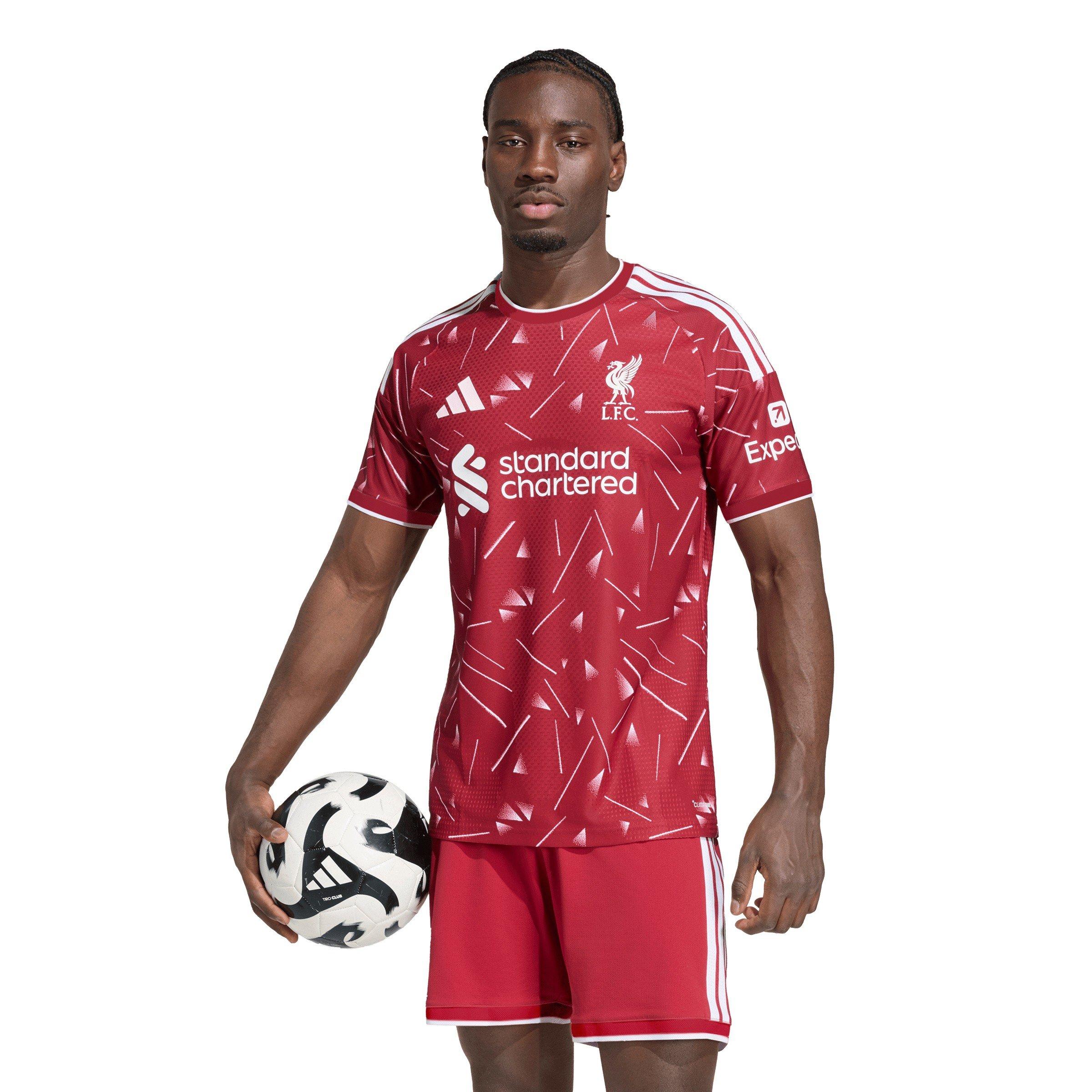 Rot/Weiß - adidas - Liverpool 2026 2027 Authentic Home Shirt Mens - 3