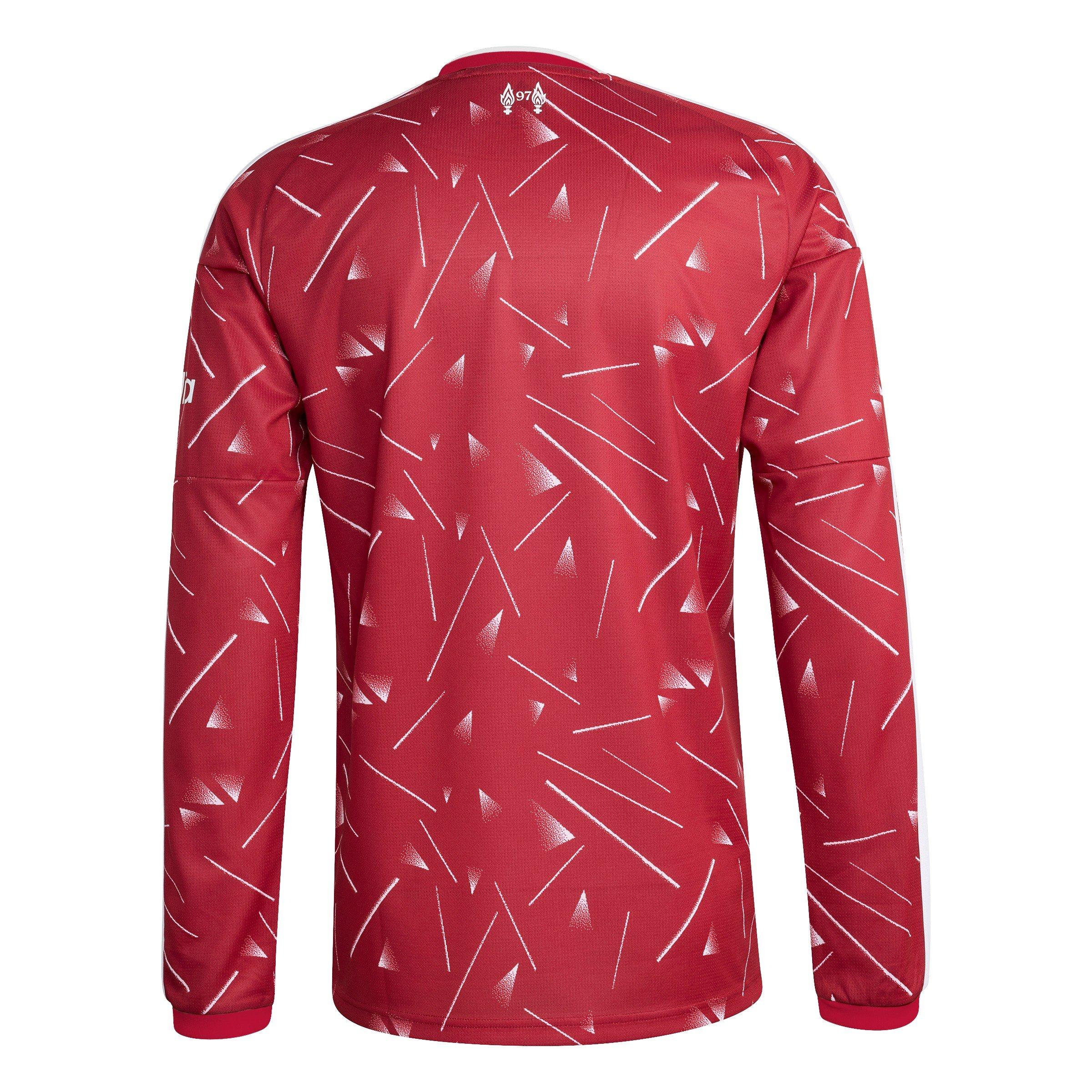 Rot/Weiß - adidas - Liverpool 2026 2027 Home Long-Sleeved Shirt Mens - 2