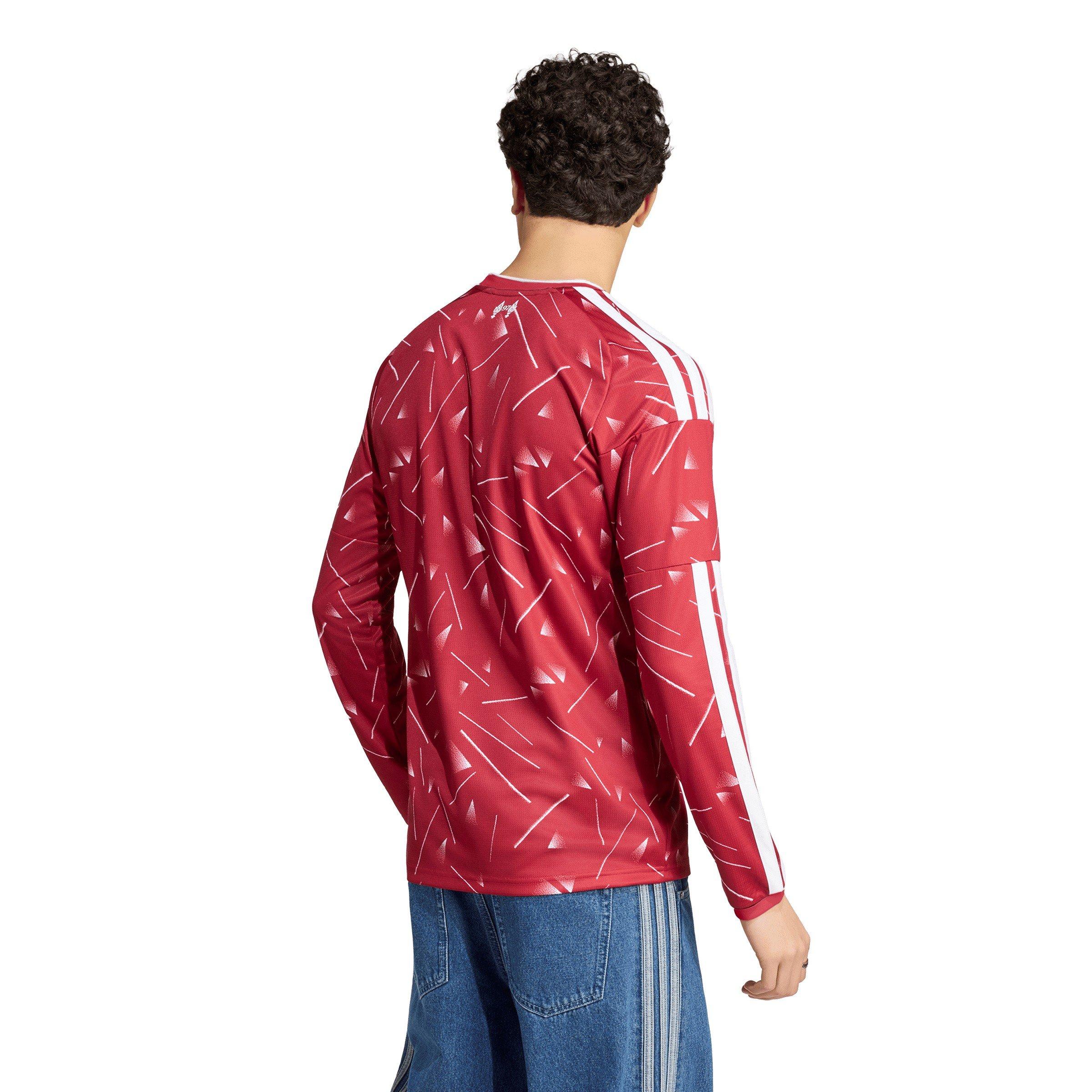 Rot/Weiß - adidas - Liverpool 2026 2027 Home Long-Sleeved Shirt Mens - 4