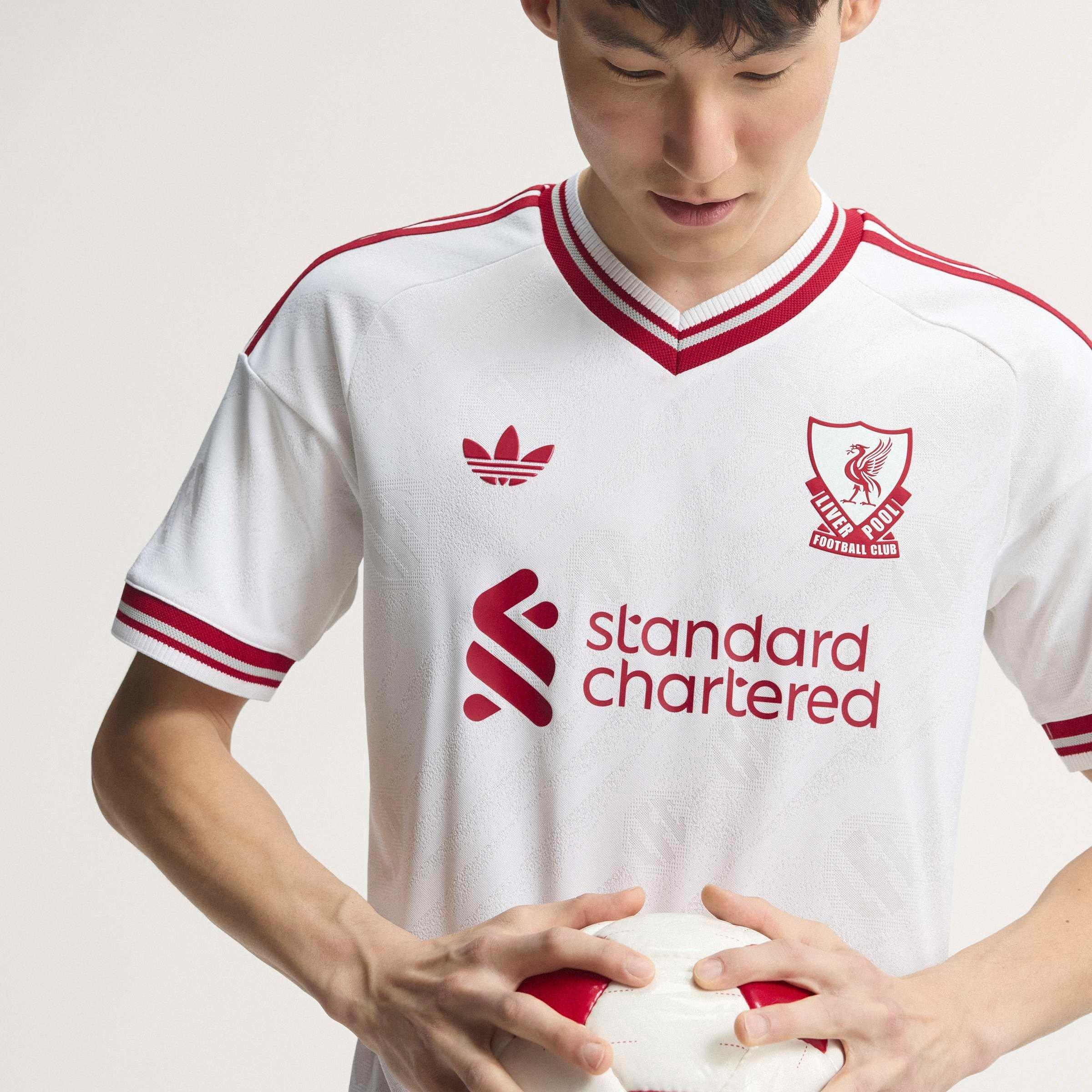 White/Red - adidas - Liverpool Authentic Away Shirt 2026/27 Mens - 14