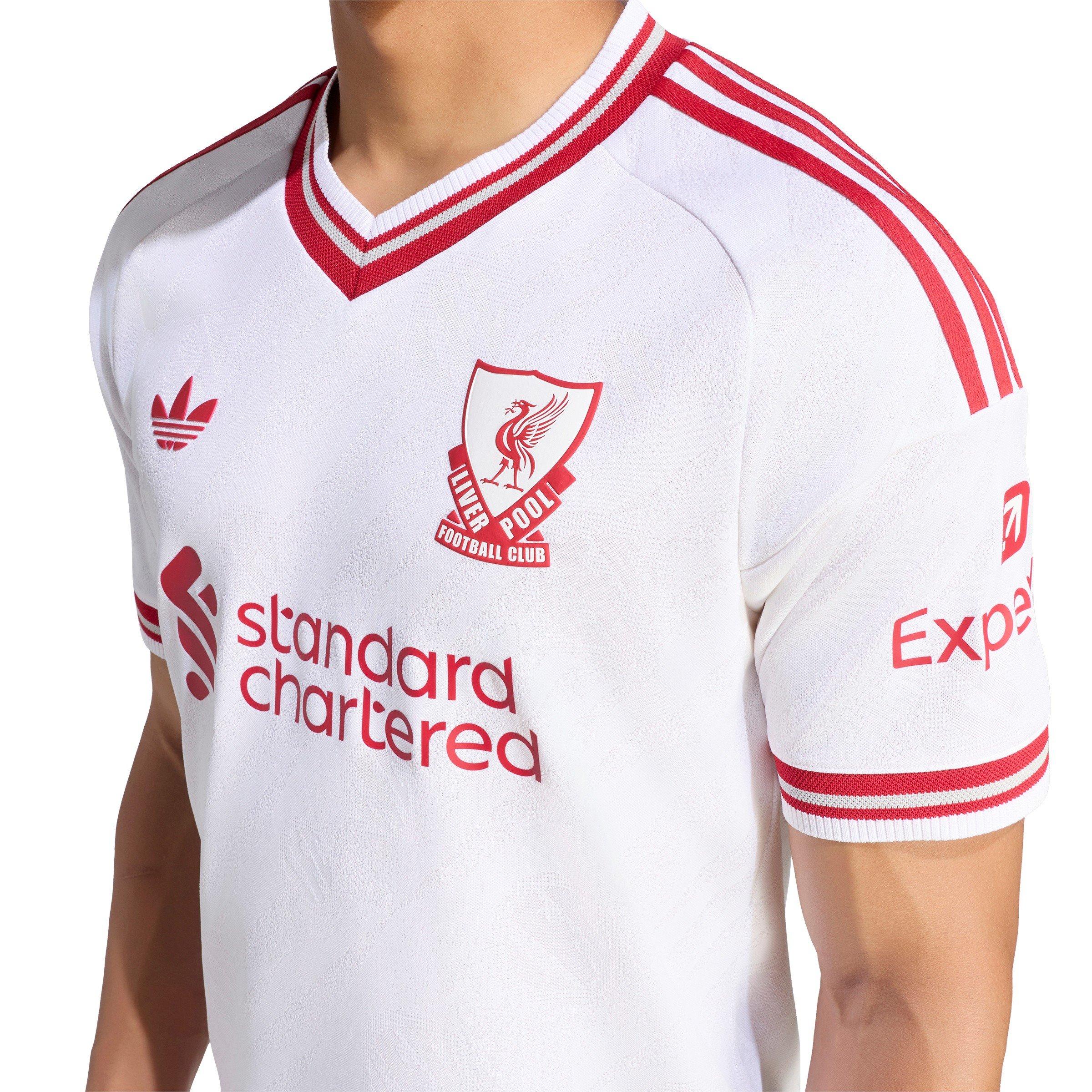 White/Red - adidas - Liverpool Authentic Away Shirt 2026/27 Mens - 5