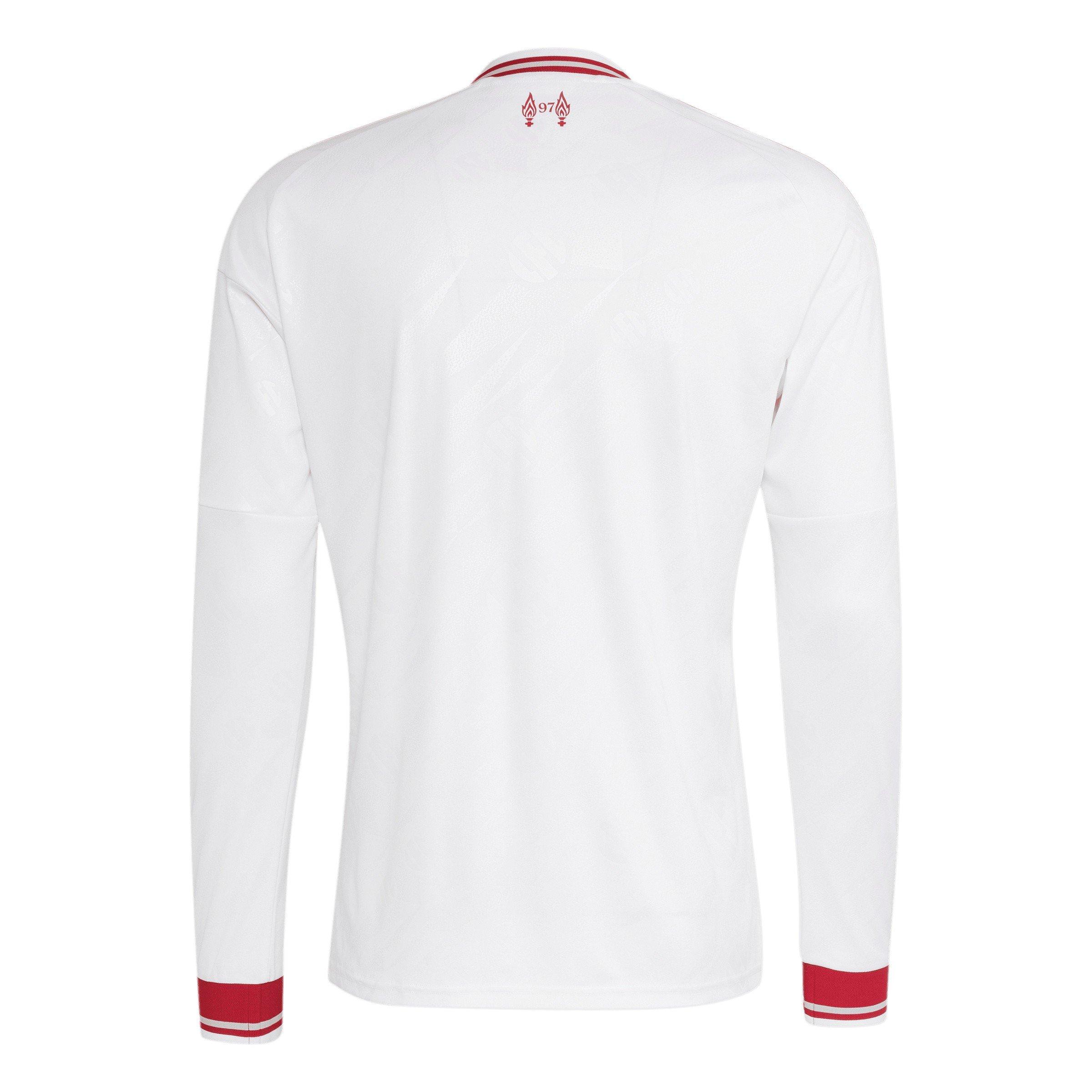 White/Red - adidas - Liverpool Away Long-Sleeved Shirt 2026/27 Mens - 2