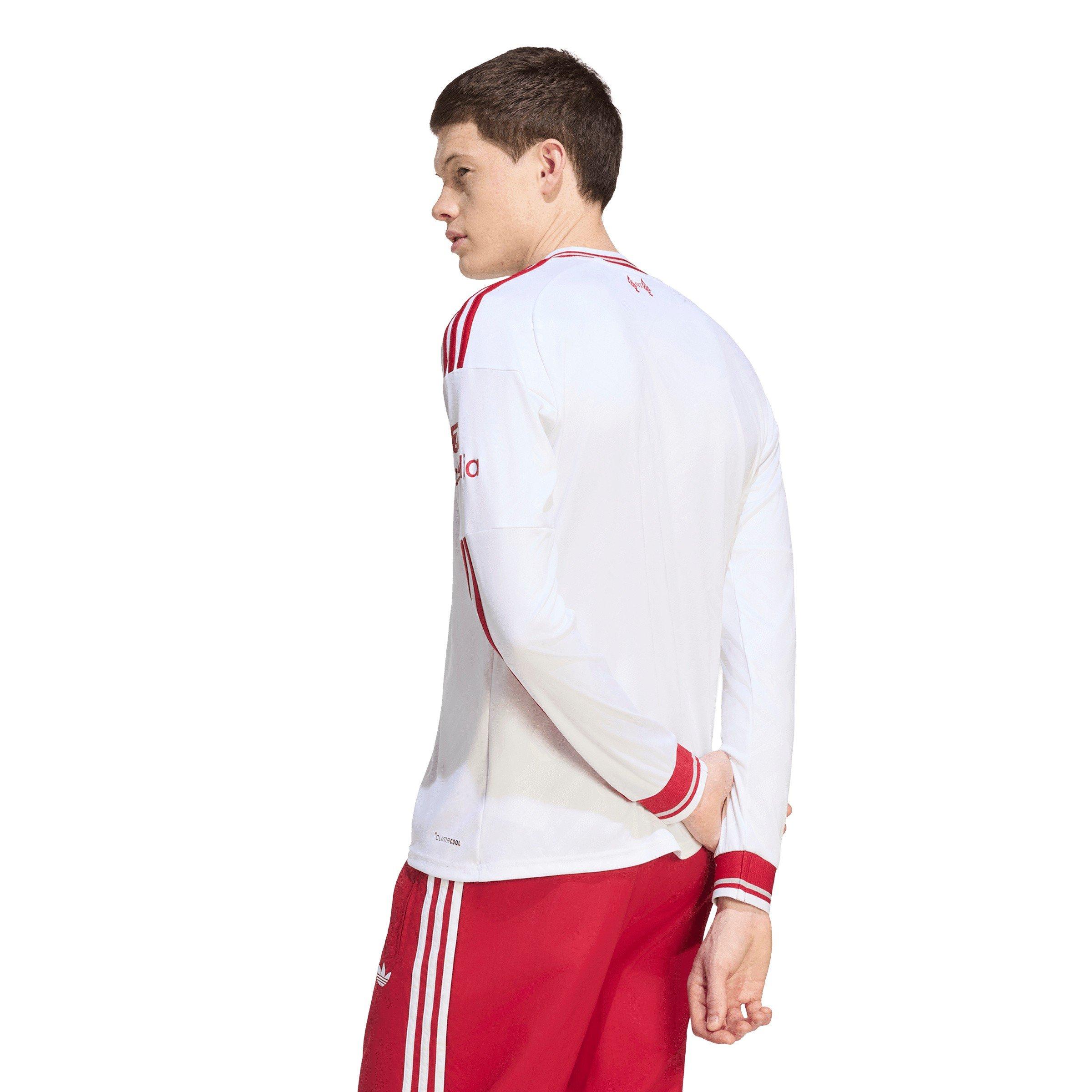 White/Red - adidas - Liverpool Away Long-Sleeved Shirt 2026/27 Mens - 4