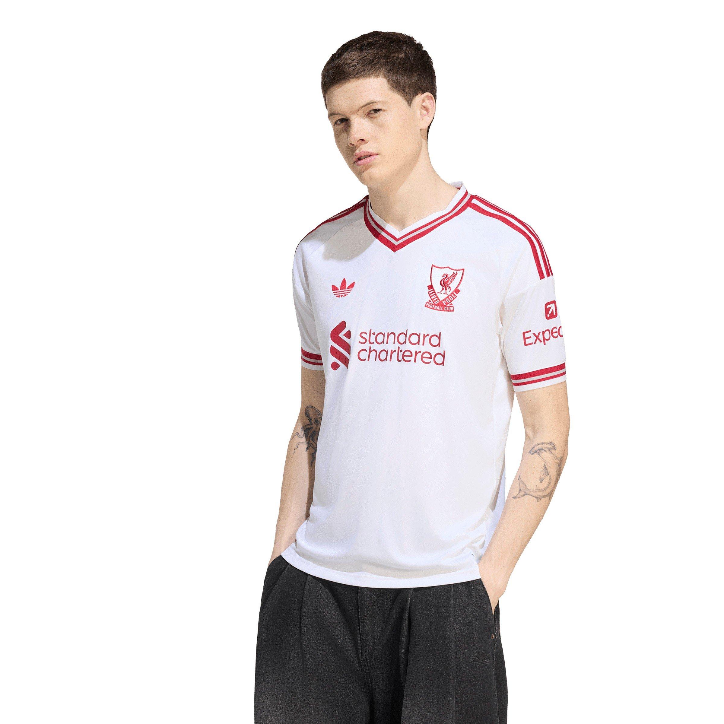 Hvid/Rød - adidas - Men's Liverpool Away 26/27 Short-Sleeve Football Shirt - 3