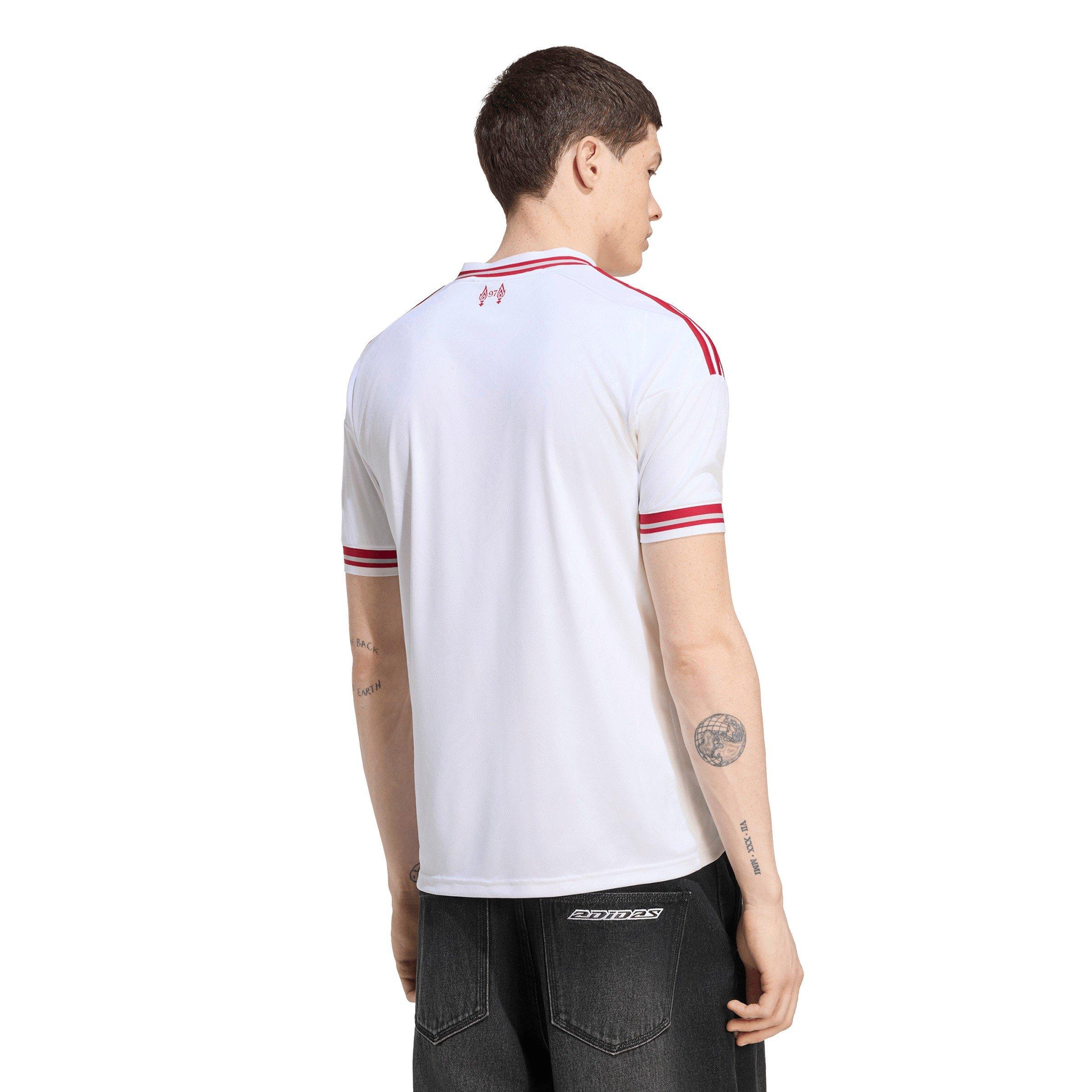 Hvid/Rød - adidas - Men's Liverpool Away 26/27 Short-Sleeve Football Shirt - 4
