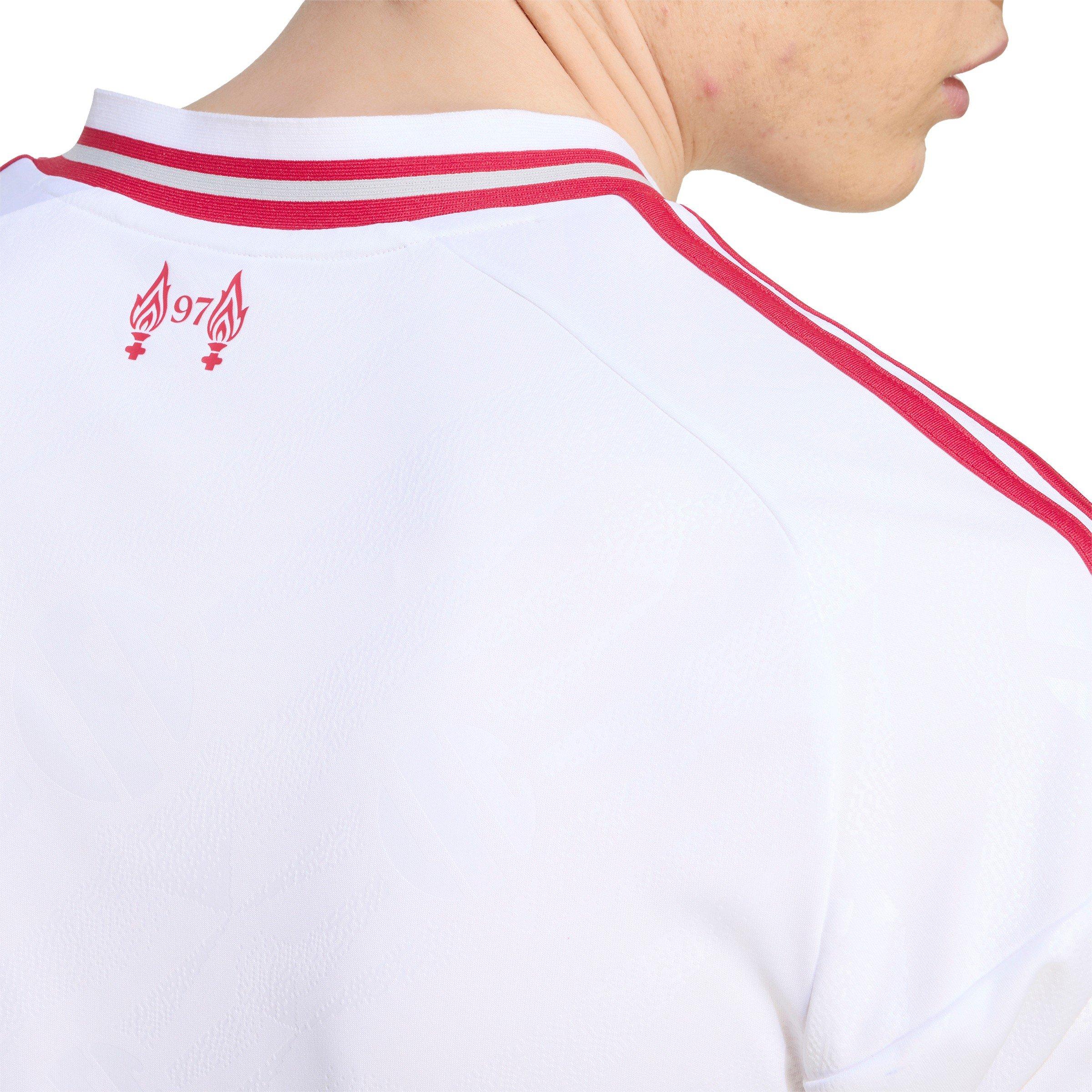 Hvid/Rød - adidas - Men's Liverpool Away 26/27 Short-Sleeve Football Shirt - 6