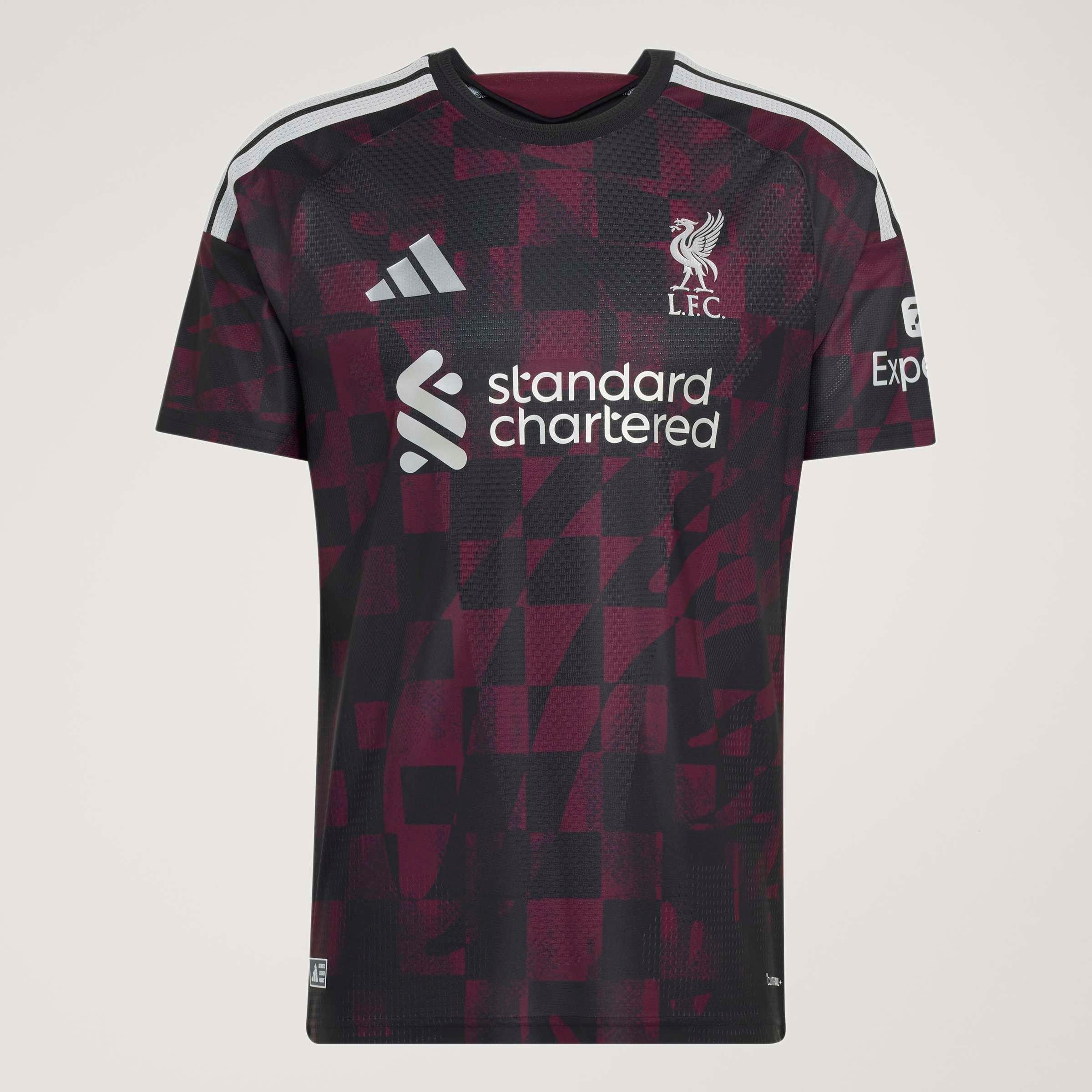Black/Silver - adidas - Liverpool Authentic Third Shirt 2026/27 Mens - 15