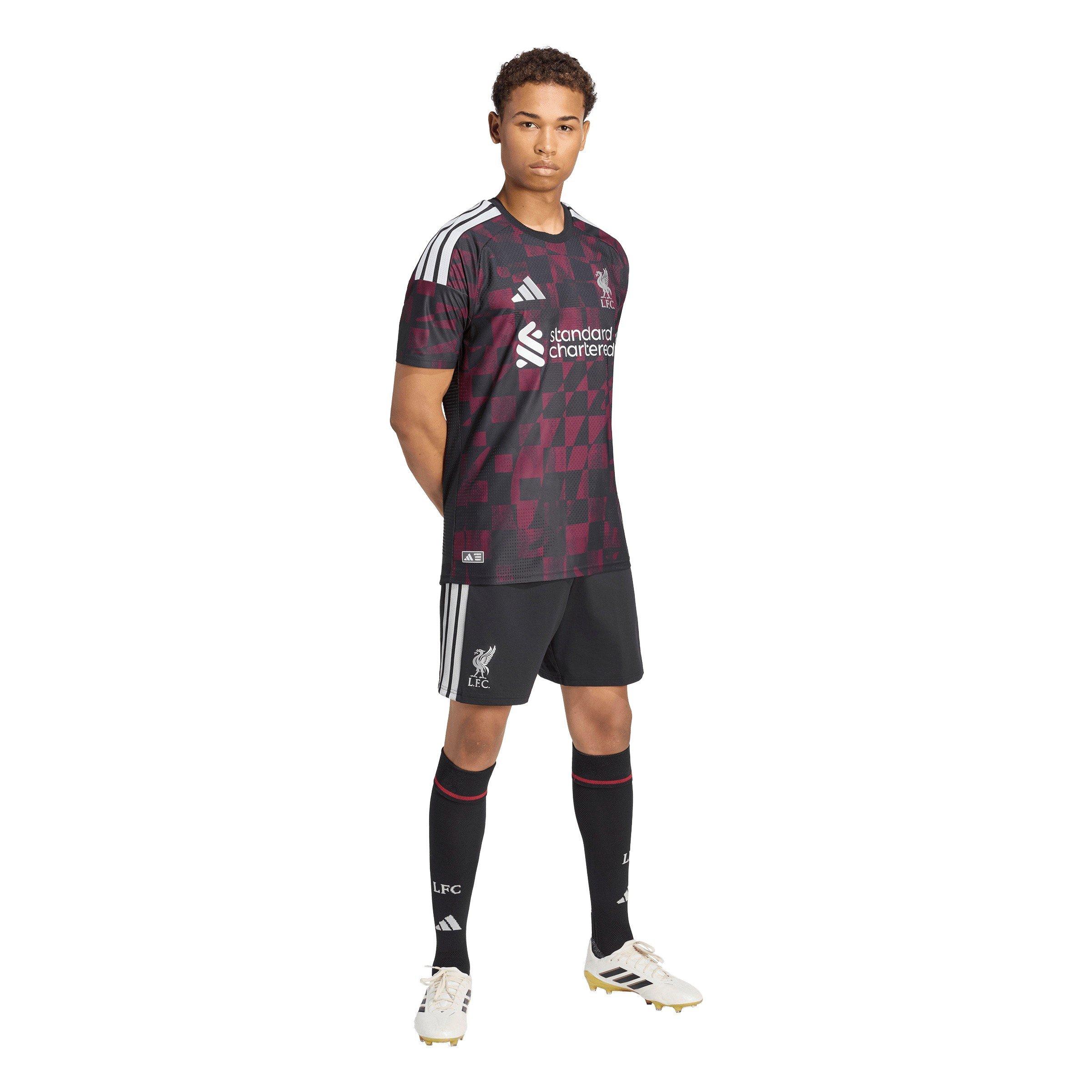 Black/Silver - adidas - Liverpool Authentic Third Shirt 2026/27 Mens - 7