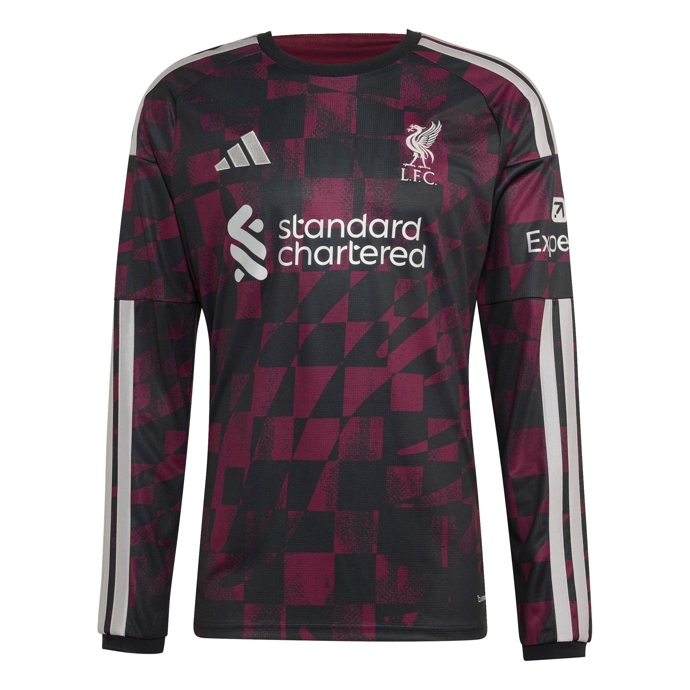 Schwarz/Silber - adidas - Liverpool Third Long-Sleeved Shirt 2026/27 Mens - 1