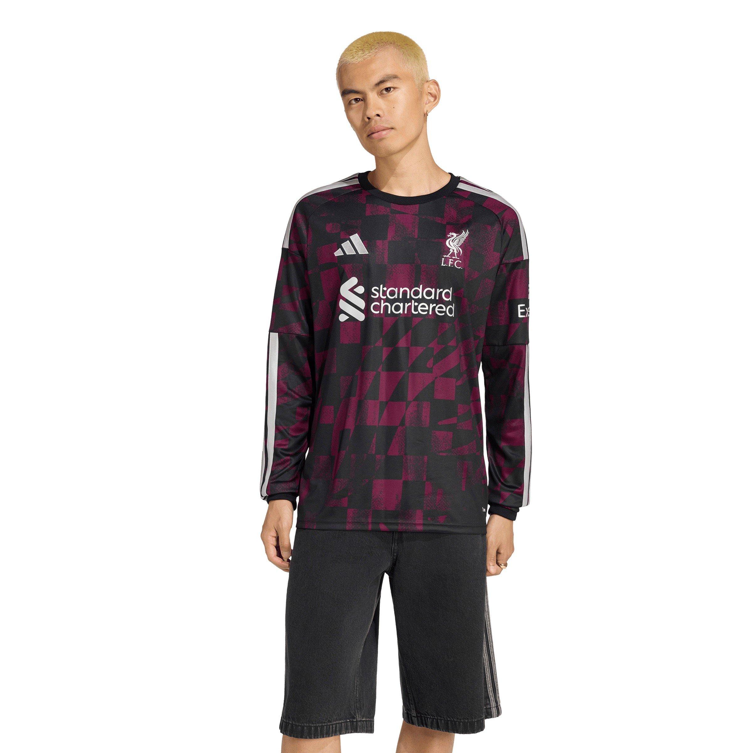 Schwarz/Silber - adidas - Liverpool Third Long-Sleeved Shirt 2026/27 Mens - 3