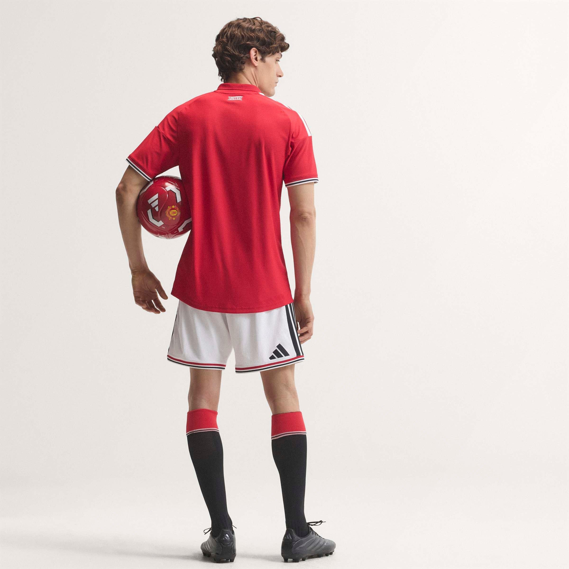 Rot/Weiß - adidas - Manchester United 2026 2027 Authentic Home Shirt Mens - 11