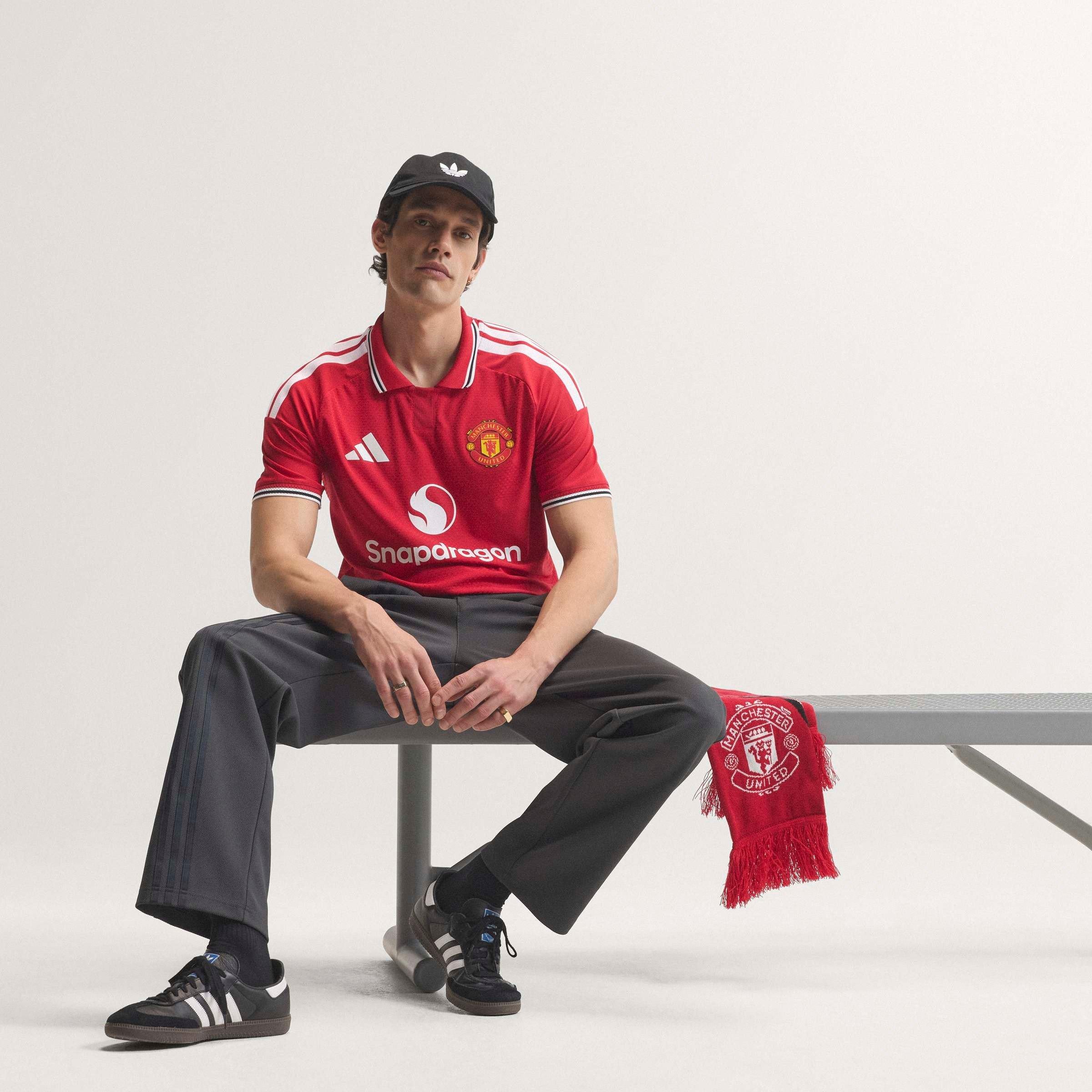 Rot/Weiß - adidas - Manchester United 2026 2027 Authentic Home Shirt Mens - 12