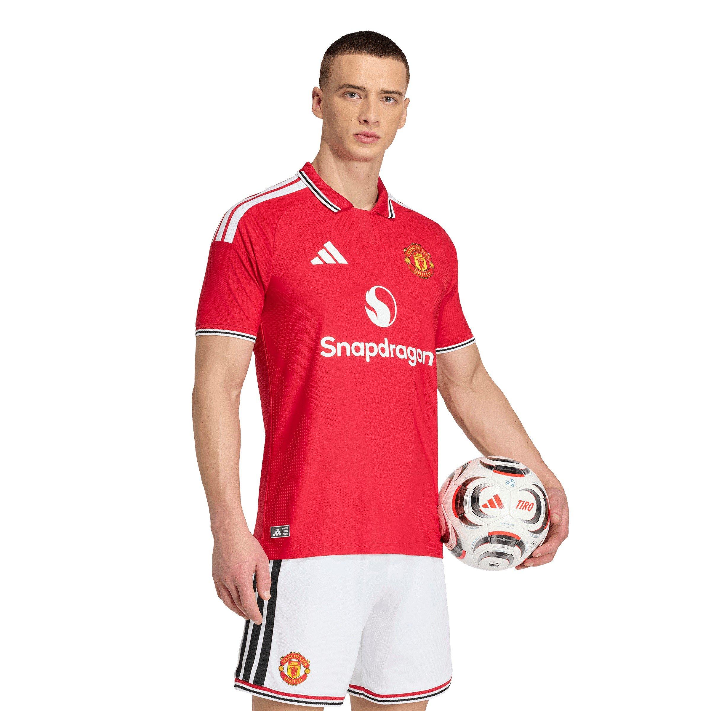 Rot/Weiß - adidas - Manchester United 2026 2027 Authentic Home Shirt Mens - 3