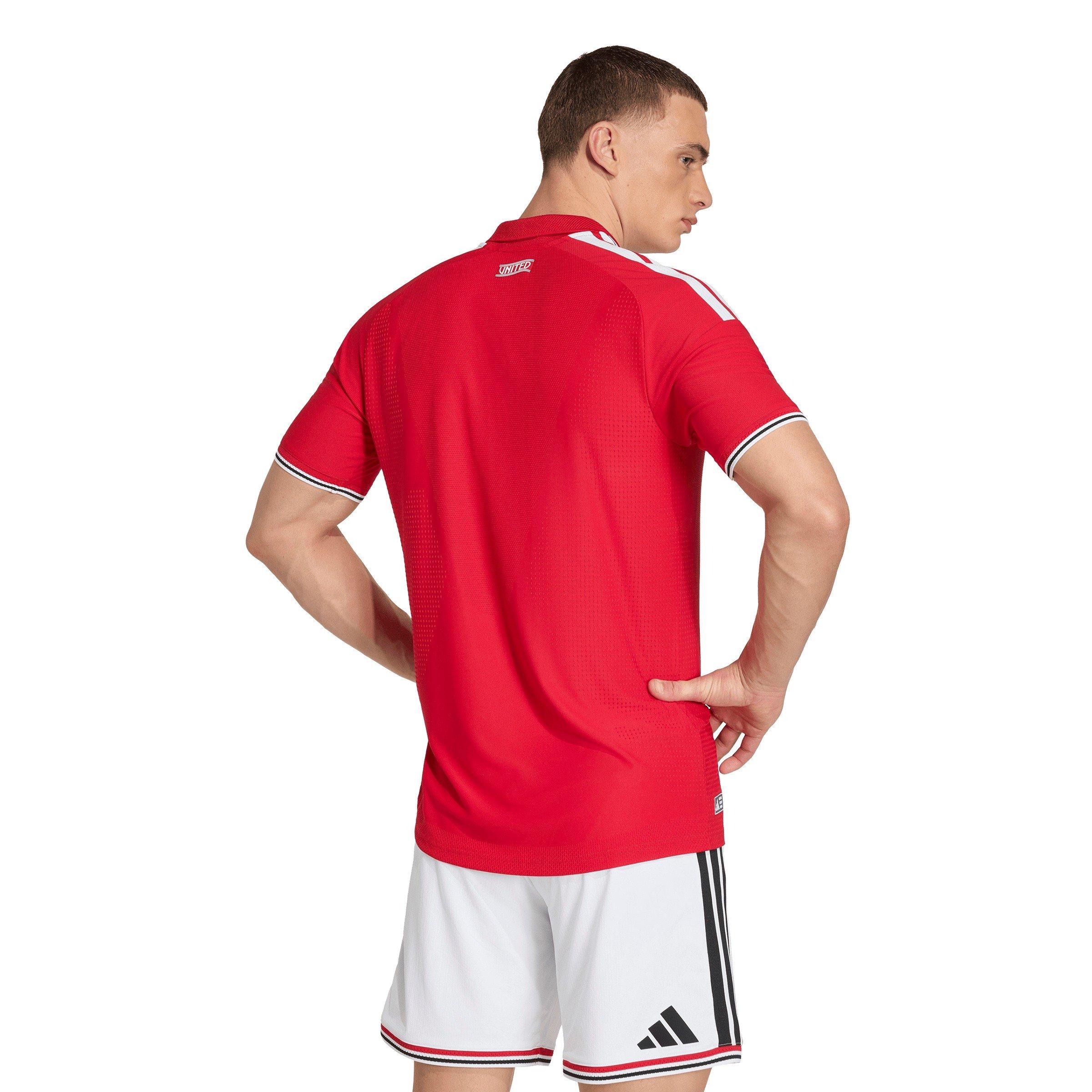 Rot/Weiß - adidas - Manchester United 2026 2027 Authentic Home Shirt Mens - 4