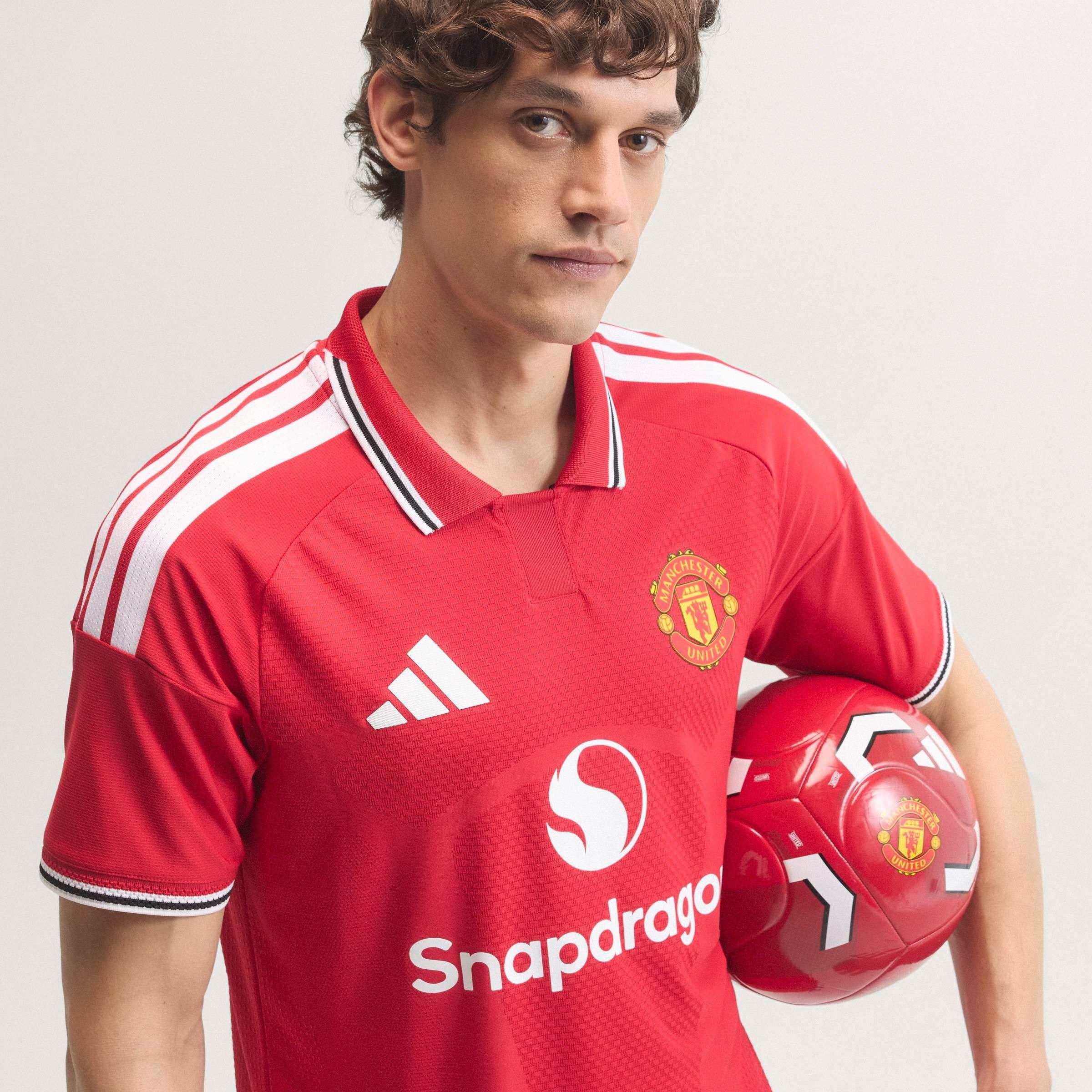 Rot/Weiß - adidas - Manchester United 2026 2027 Authentic Home Shirt Mens - 10