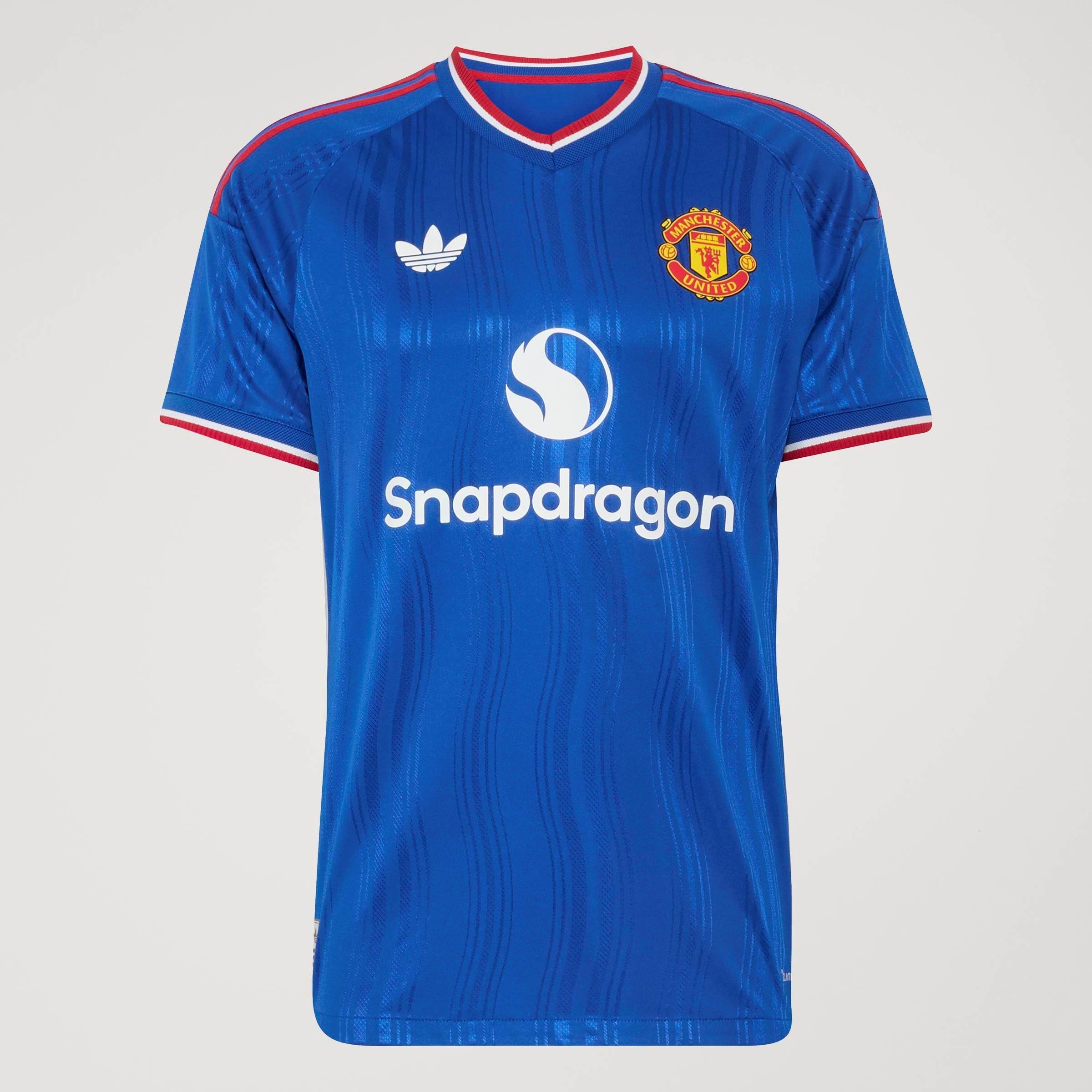 Bleu/Rouge - adidas - Manchester United Authentic Away Shirt 2026/27 Mens - 15
