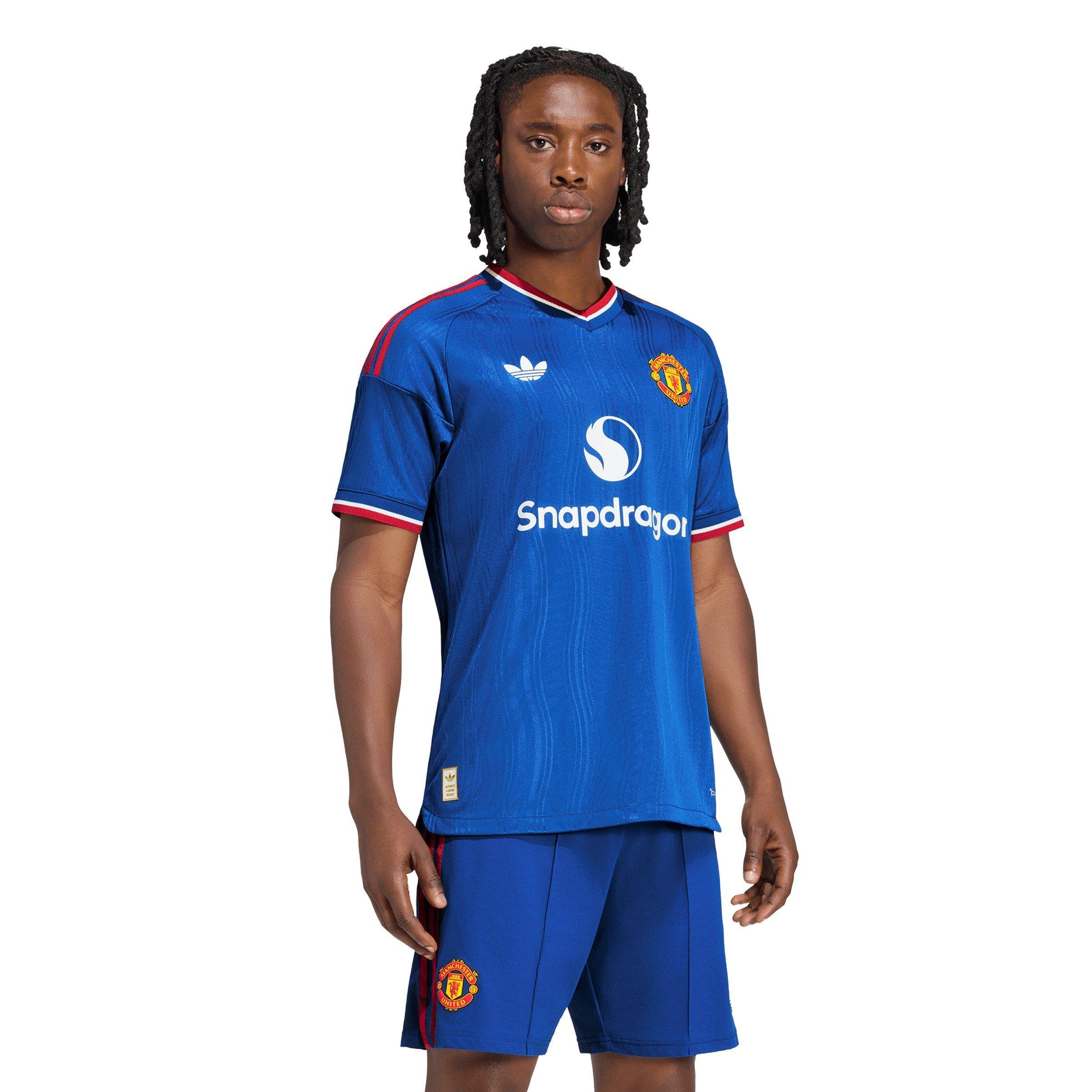 Bleu/Rouge - adidas - Manchester United Authentic Away Shirt 2026/27 Mens - 3
