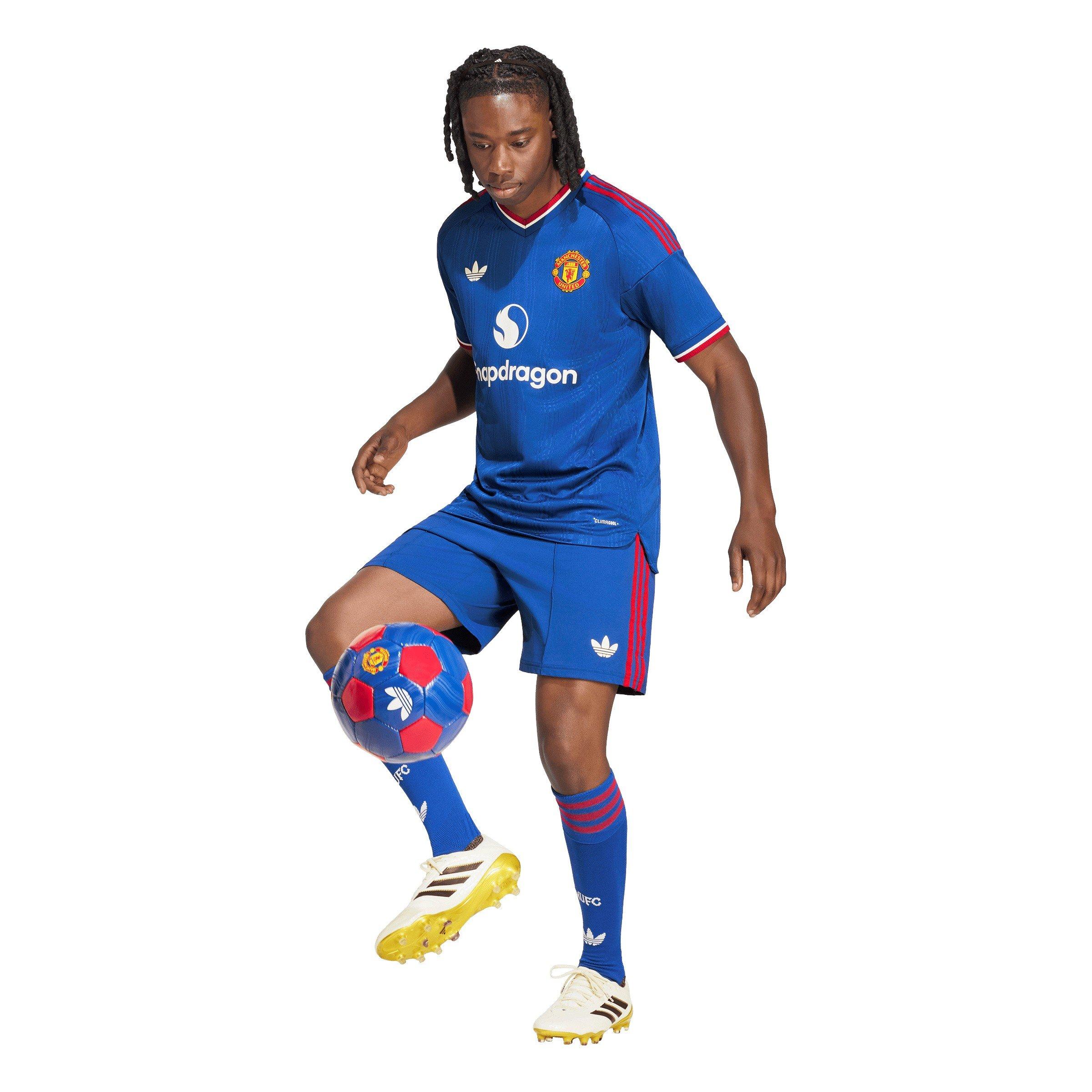 Bleu/Rouge - adidas - Manchester United Authentic Away Shirt 2026/27 Mens - 7