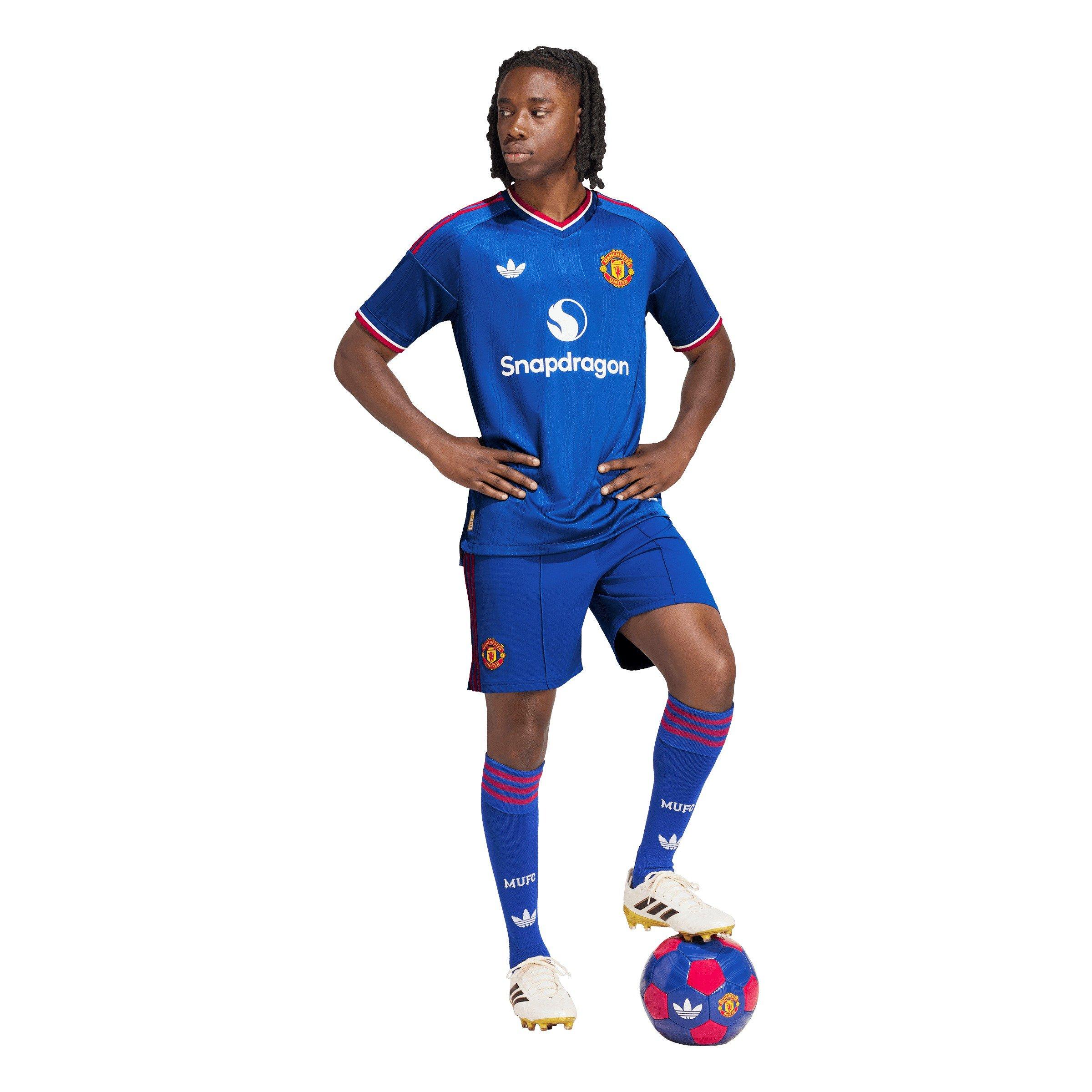 Bleu/Rouge - adidas - Manchester United Authentic Away Shirt 2026/27 Mens - 8
