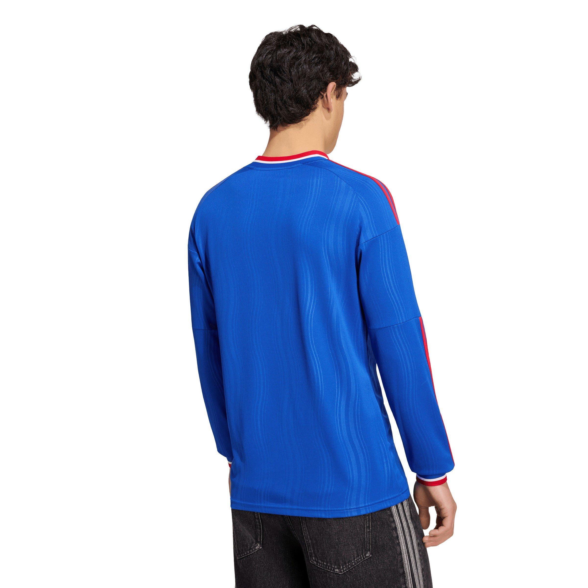 Bleu/Rouge - adidas - Manchester United Away Long-Sleeved Shirt 2026/27 Mens - 4