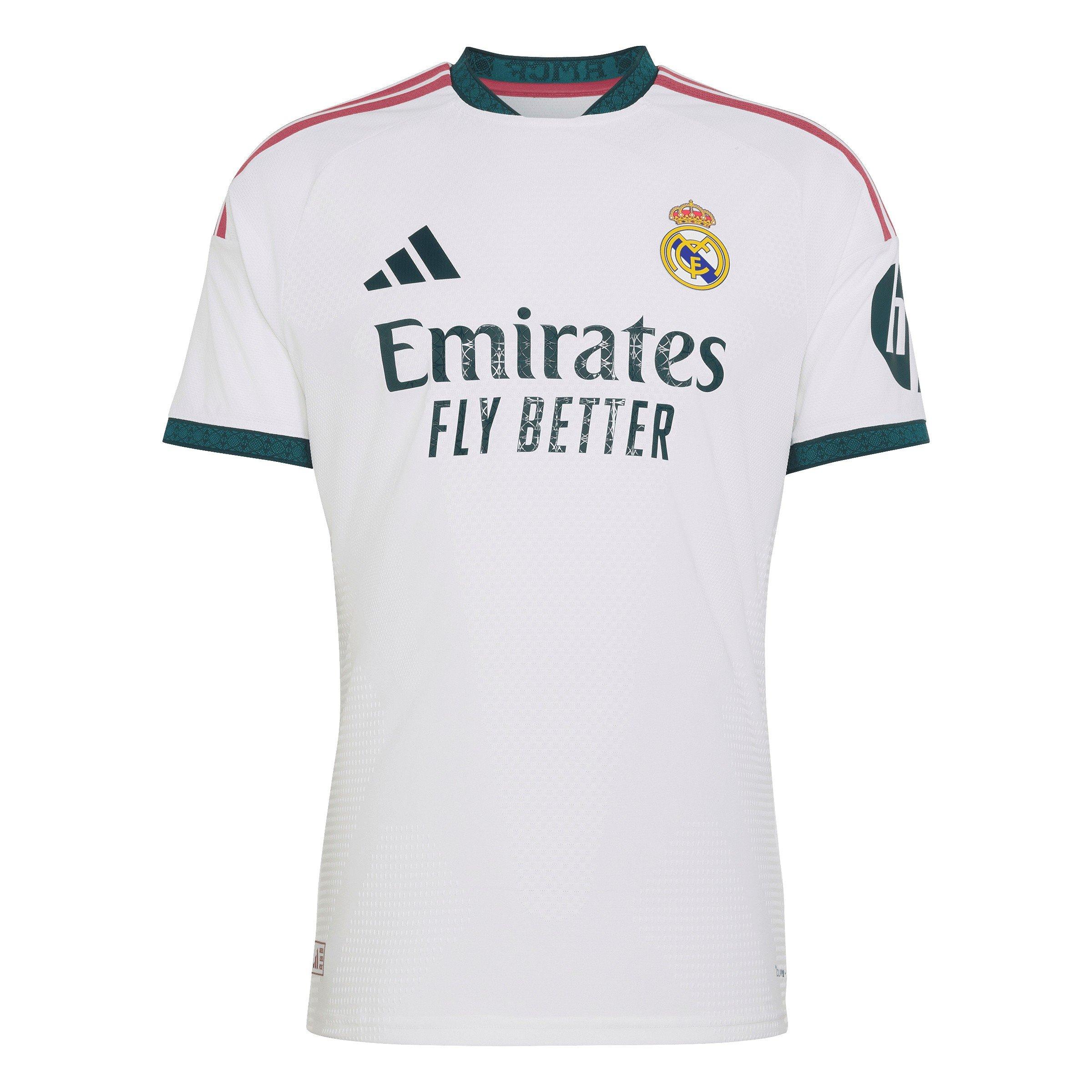 White/Green - adidas - Real Madrid Authentic Home Shirt 2026/27 Mens - 1