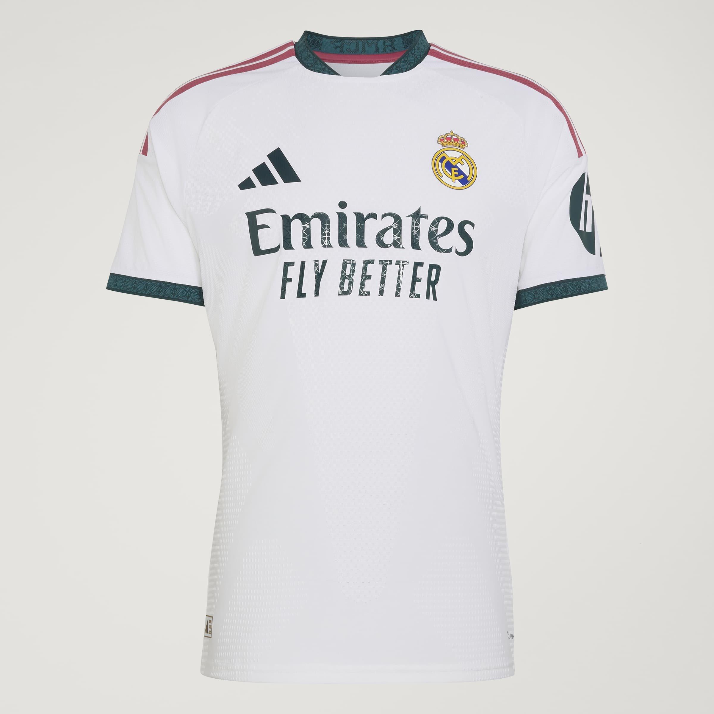 White/Green - adidas - Real Madrid Authentic Home Shirt 2026/27 Mens - 11