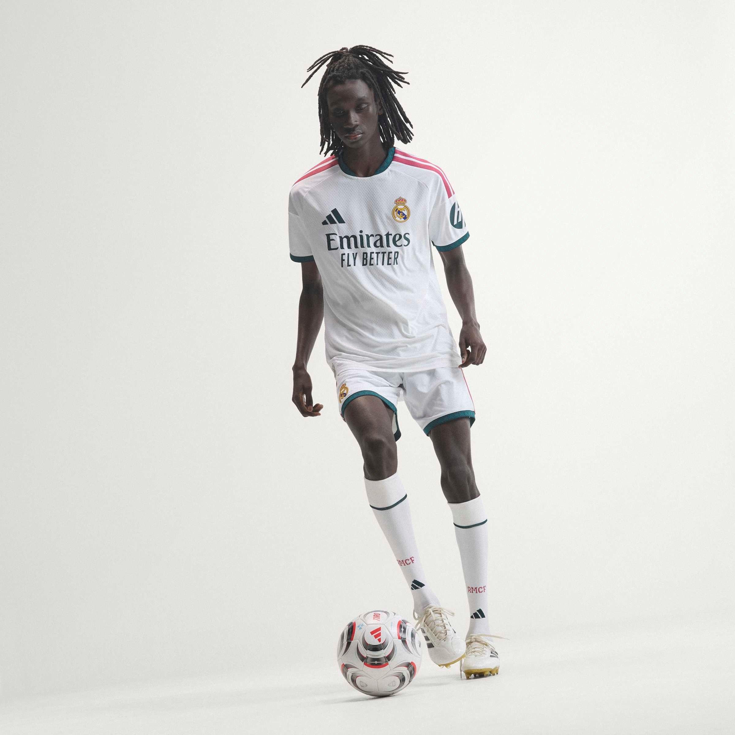 White/Green - adidas - Real Madrid Authentic Home Shirt 2026/27 Mens - 13