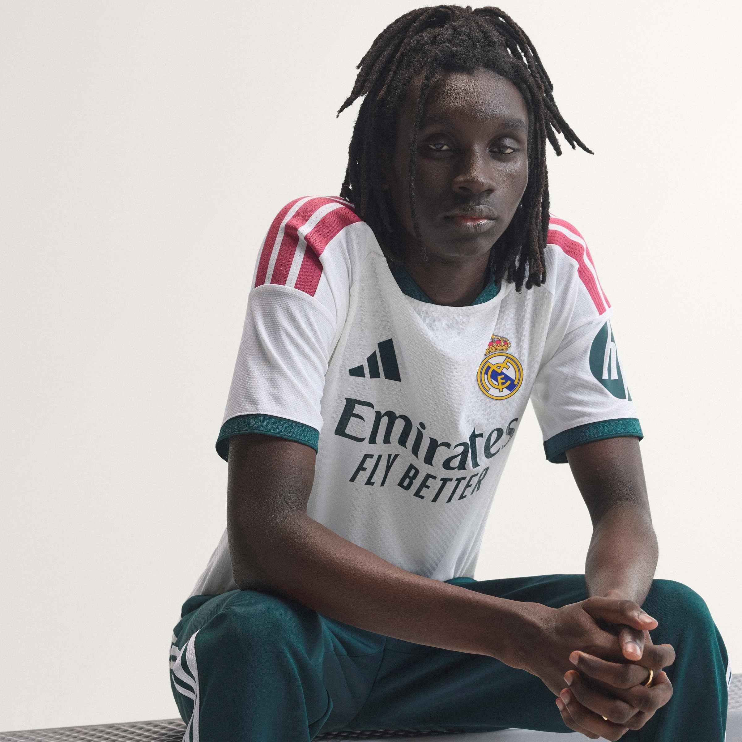White/Green - adidas - Real Madrid Authentic Home Shirt 2026/27 Mens - 16
