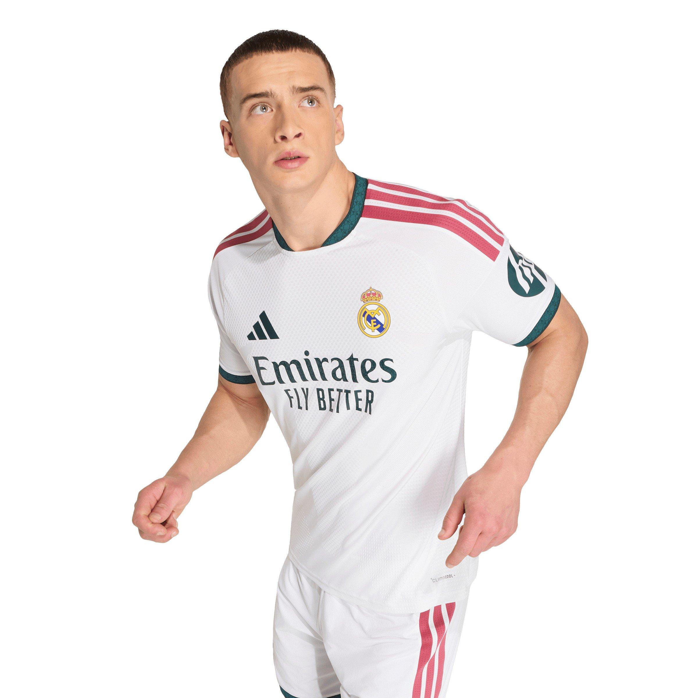 White/Green - adidas - Real Madrid Authentic Home Shirt 2026/27 Mens - 5