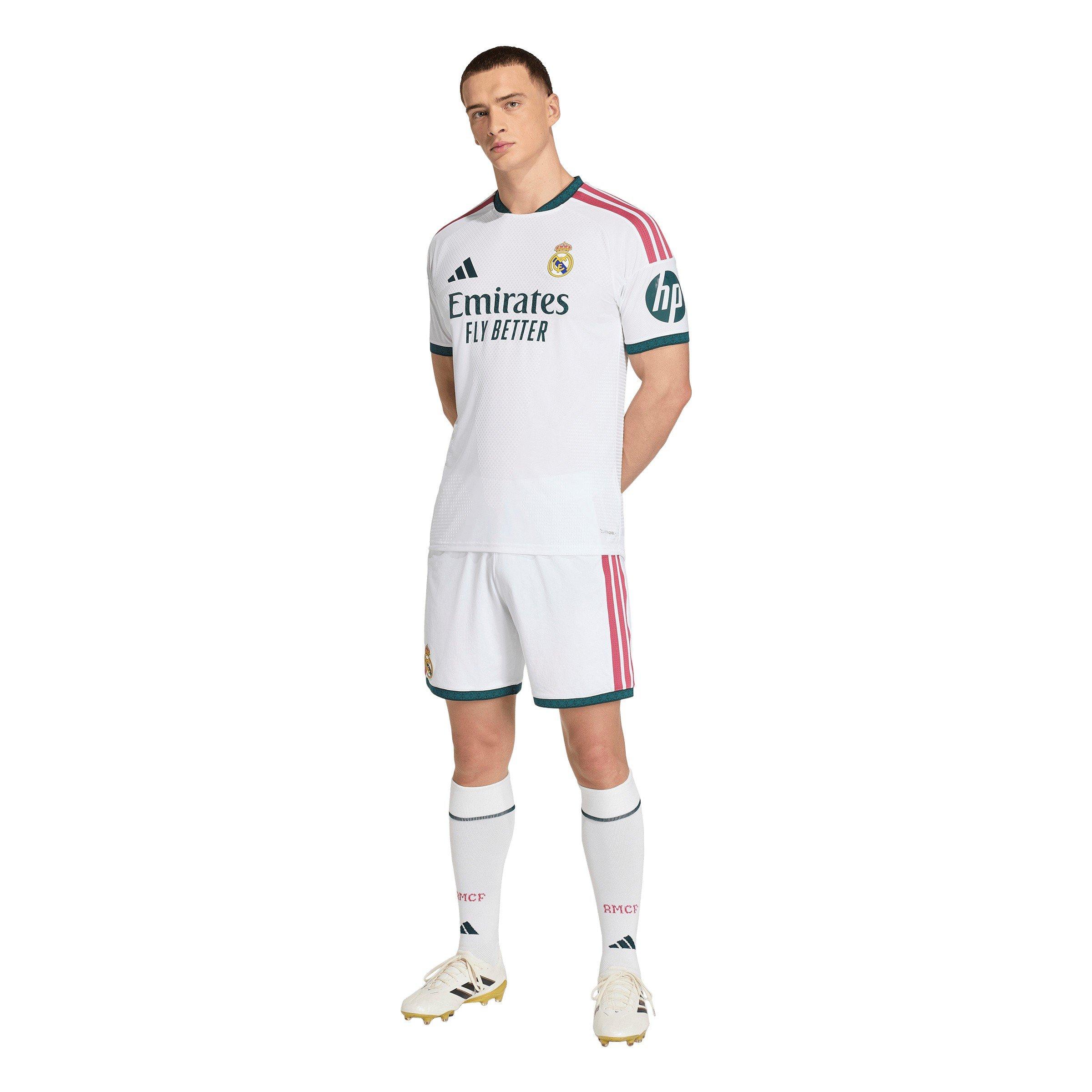 White/Green - adidas - Real Madrid Authentic Home Shirt 2026/27 Mens - 8