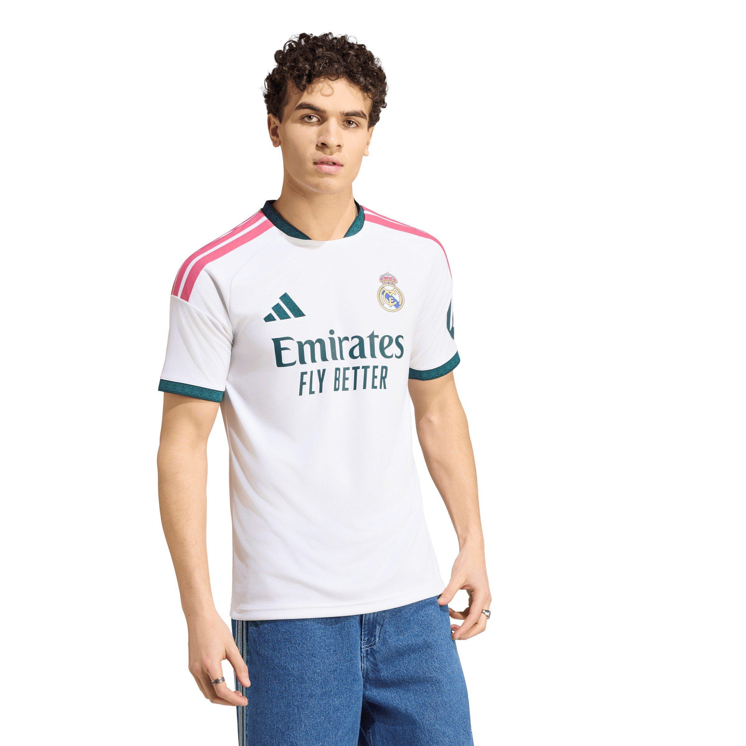 Wit/Groen - adidas - Real Madrid Home Shirt 2026/27 Mens - 3