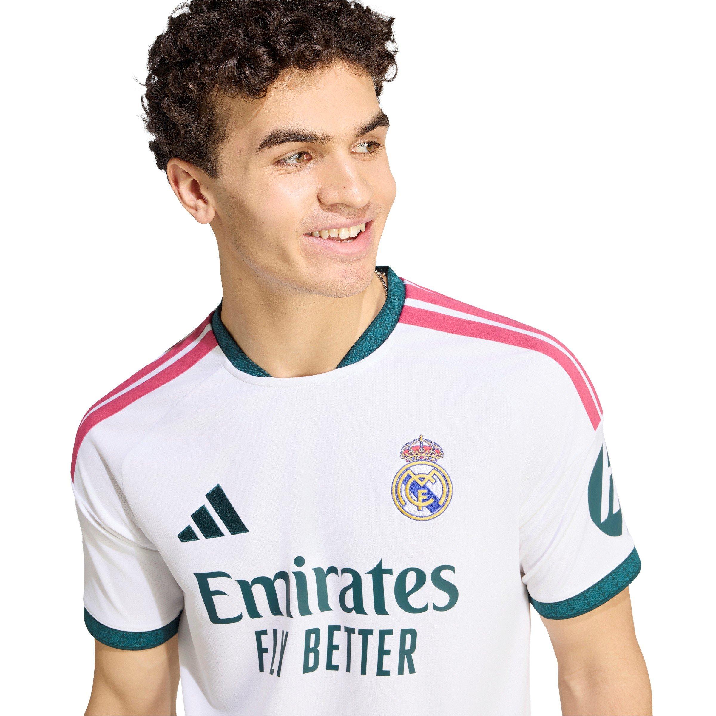 Wit/Groen - adidas - Real Madrid Home Shirt 2026/27 Mens - 5