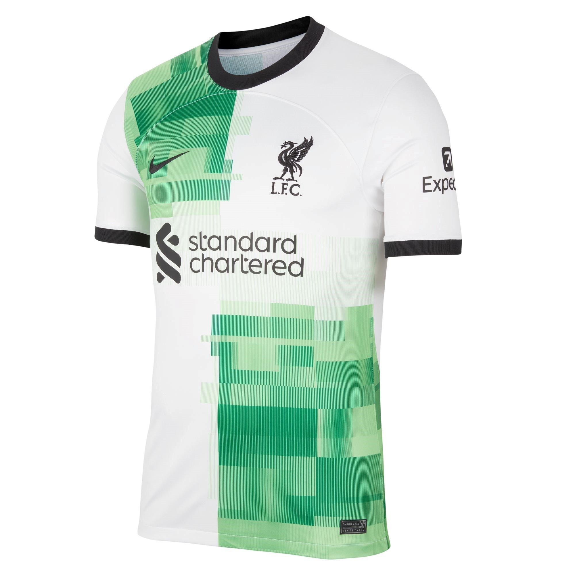 Blanc/Vert - Nike - Liverpool FC Away Shirt 2023 2024 Adults - 1