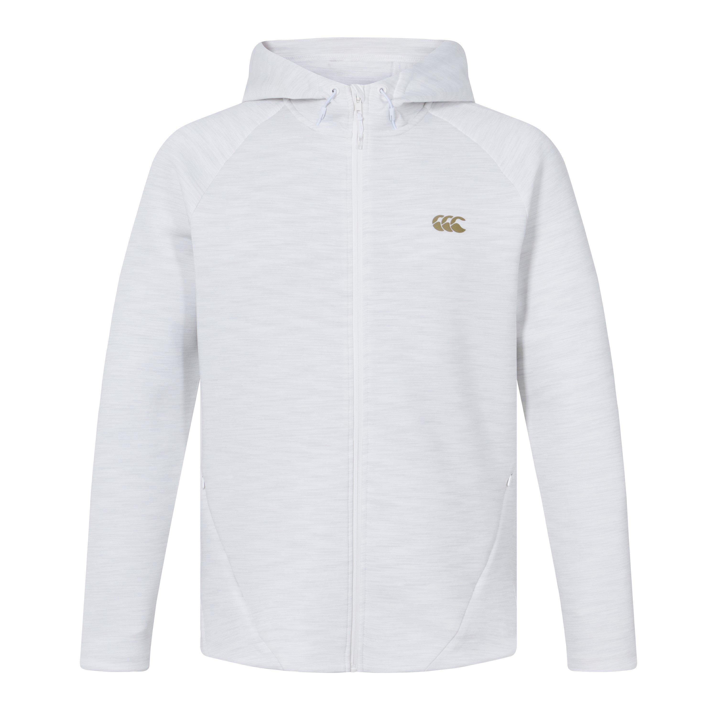 White Marl - Canterbury - Everest Full Zip Hoodie Mens - 1