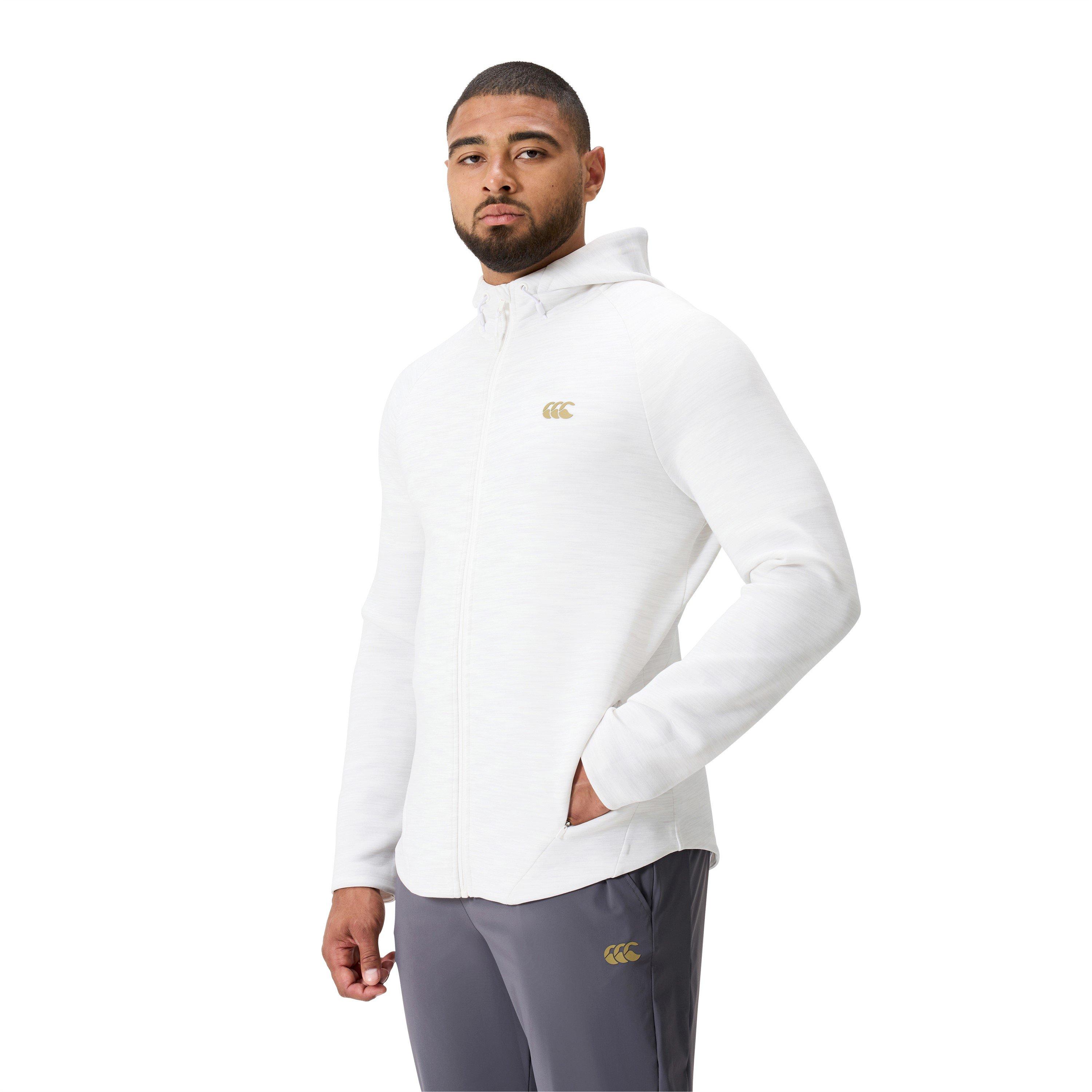 White Marl - Canterbury - Everest Full Zip Hoodie Mens - 4