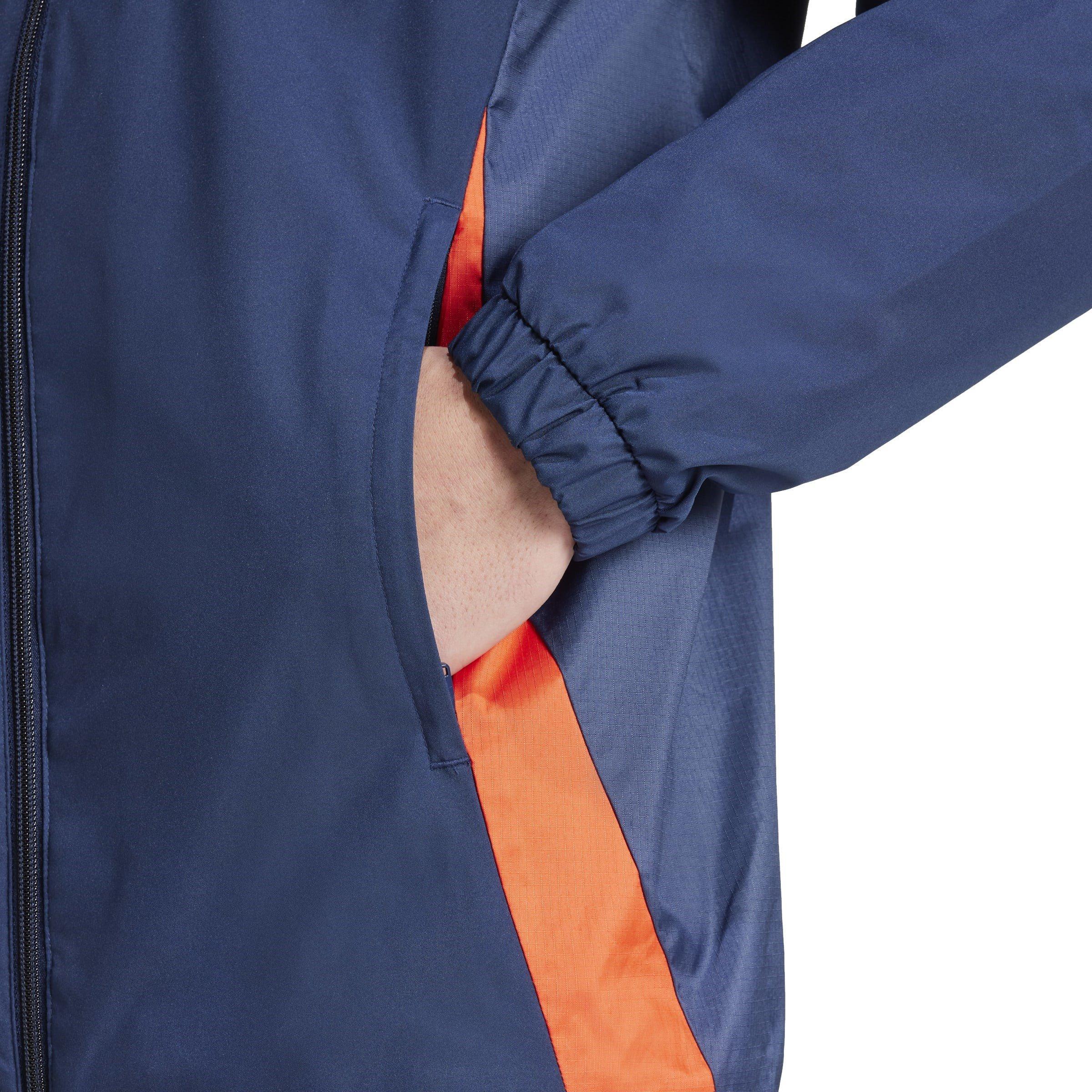 Nat Indigo - adidas - Tiro 24 Manchester United Water Resistant 2024/25 Licensed Rain Anorak - 6