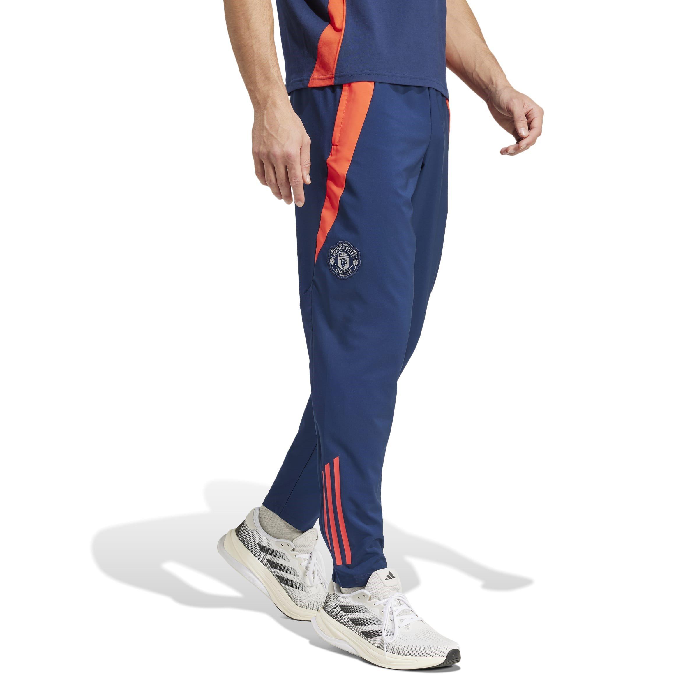 Indigo/Brt Red - adidas - Manchester United Tiro 24 Presentation Tracksuit Bottoms Mens - 2