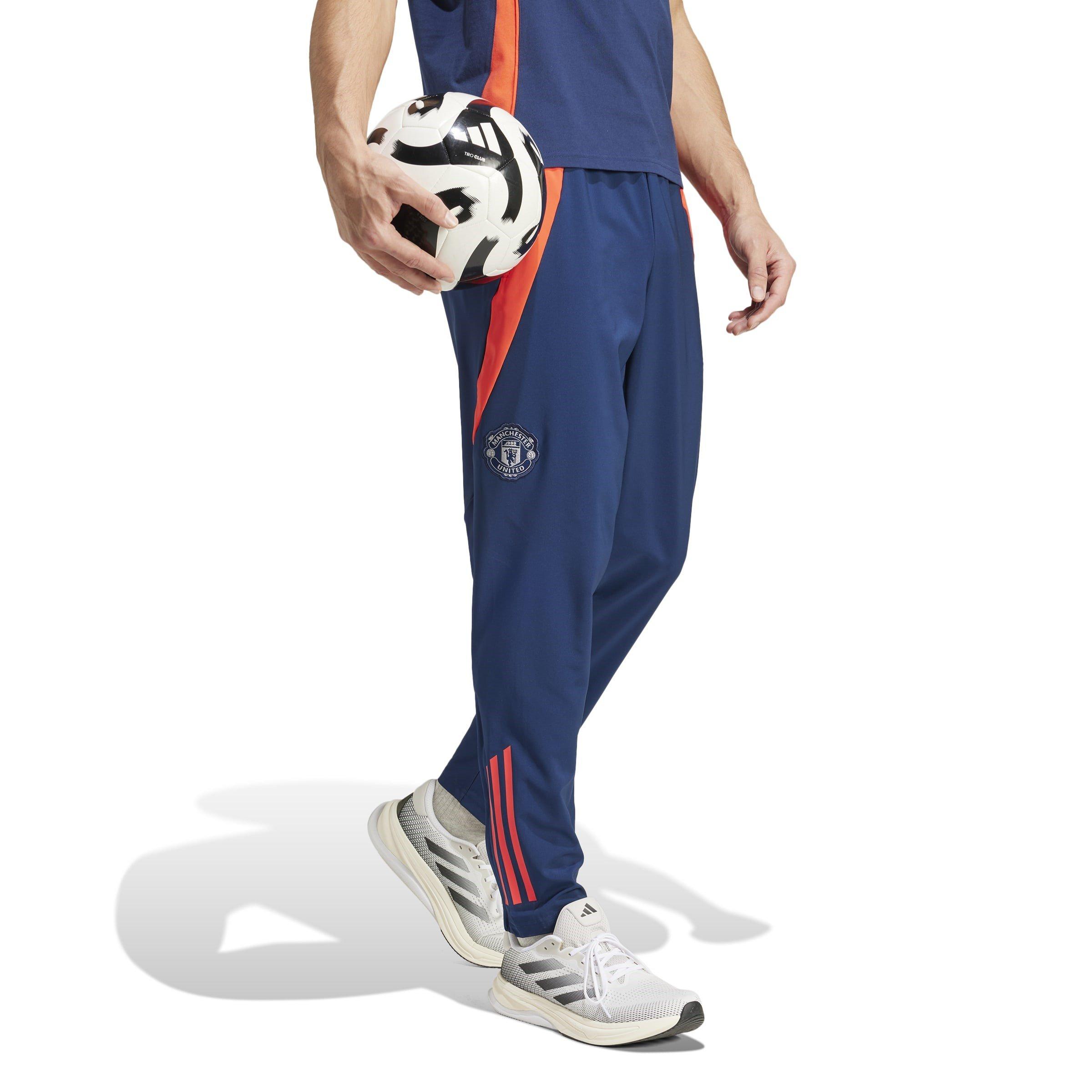 Indigo/Brt Red - adidas - Manchester United Tiro 24 Presentation Tracksuit Bottoms Mens - 5