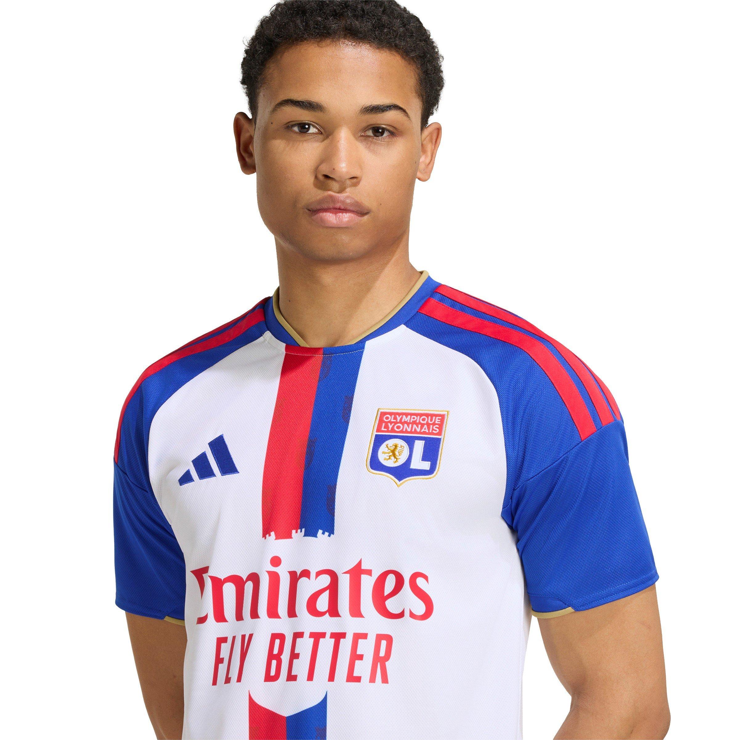 White/Blue - adidas - Olympique Lyon Home Shirt 2026/27 Mens - 5