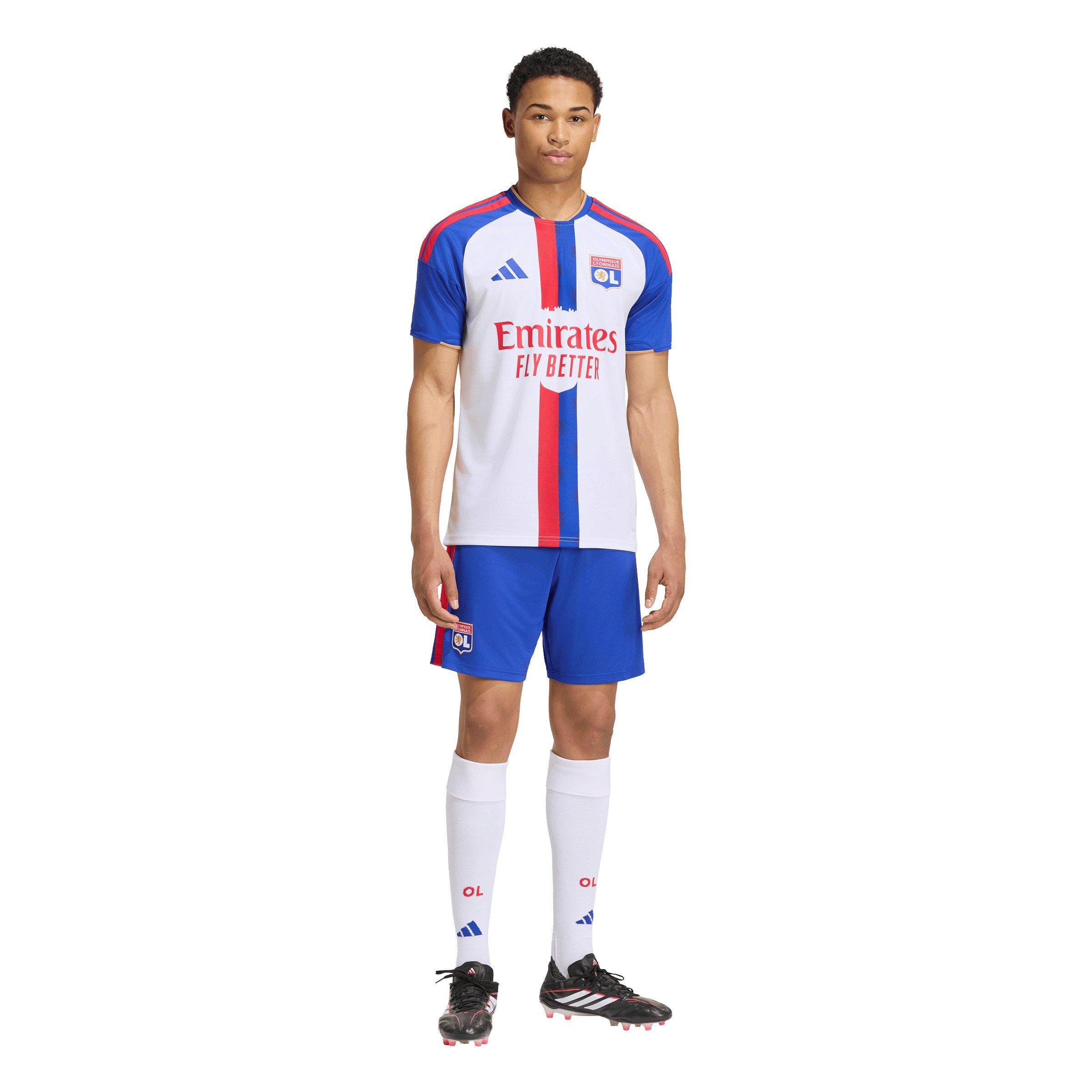White/Blue - adidas - Olympique Lyon Home Shirt 2026/27 Mens - 7