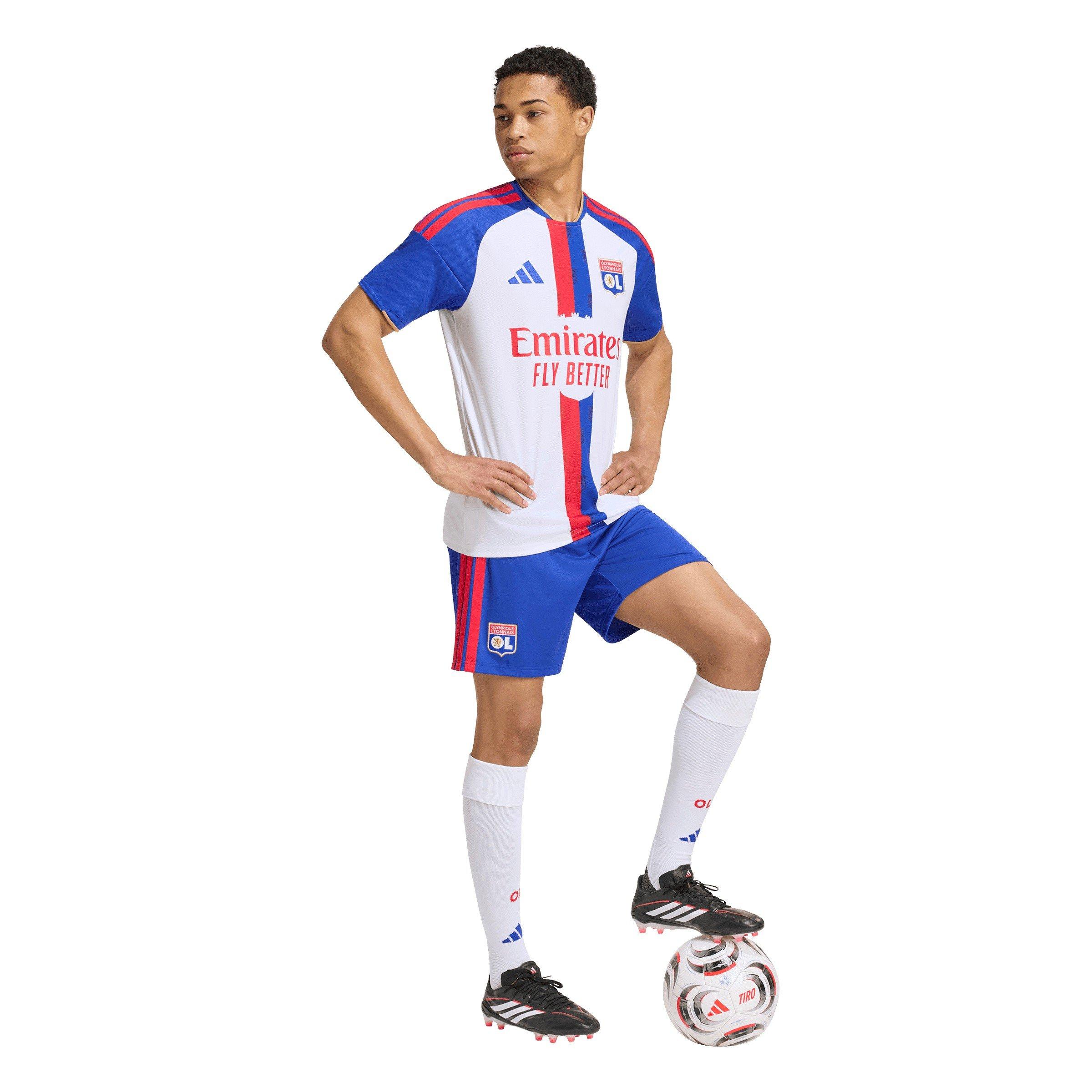 White/Blue - adidas - Olympique Lyon Home Shirt 2026/27 Mens - 8
