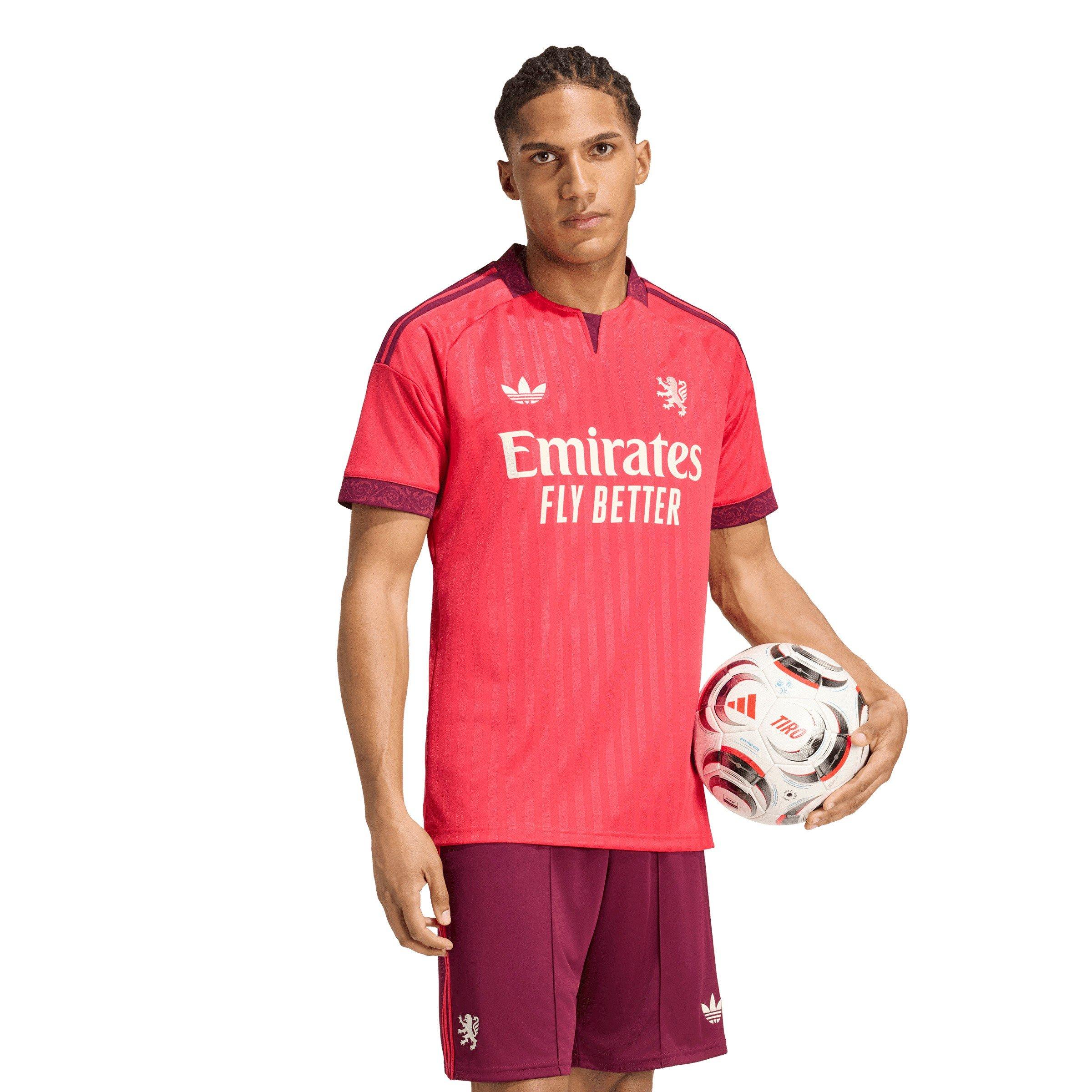 Roze/Wit - adidas - Olympique Away Shirt 2026/27 Mens - 3