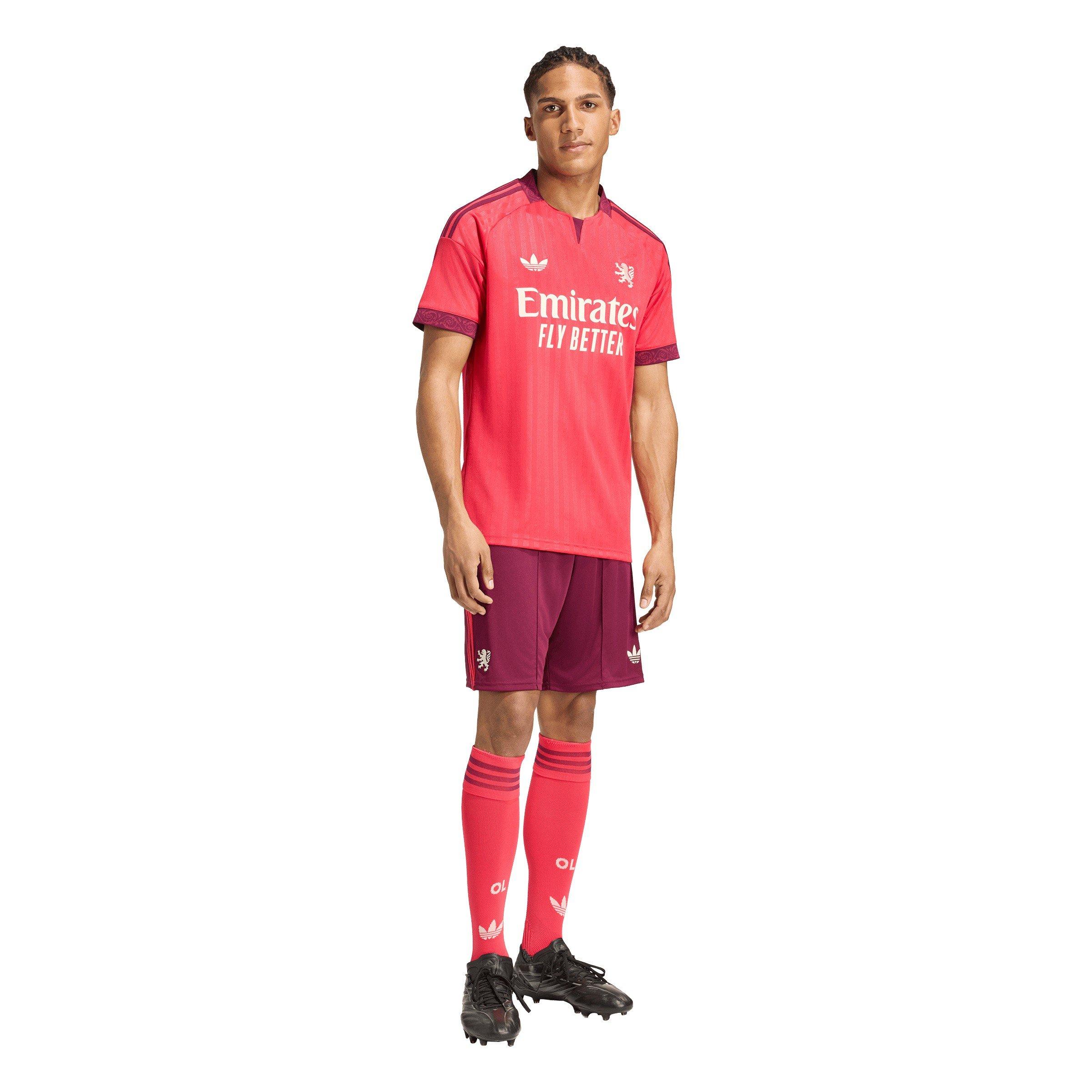 Roze/Wit - adidas - Olympique Away Shirt 2026/27 Mens - 8
