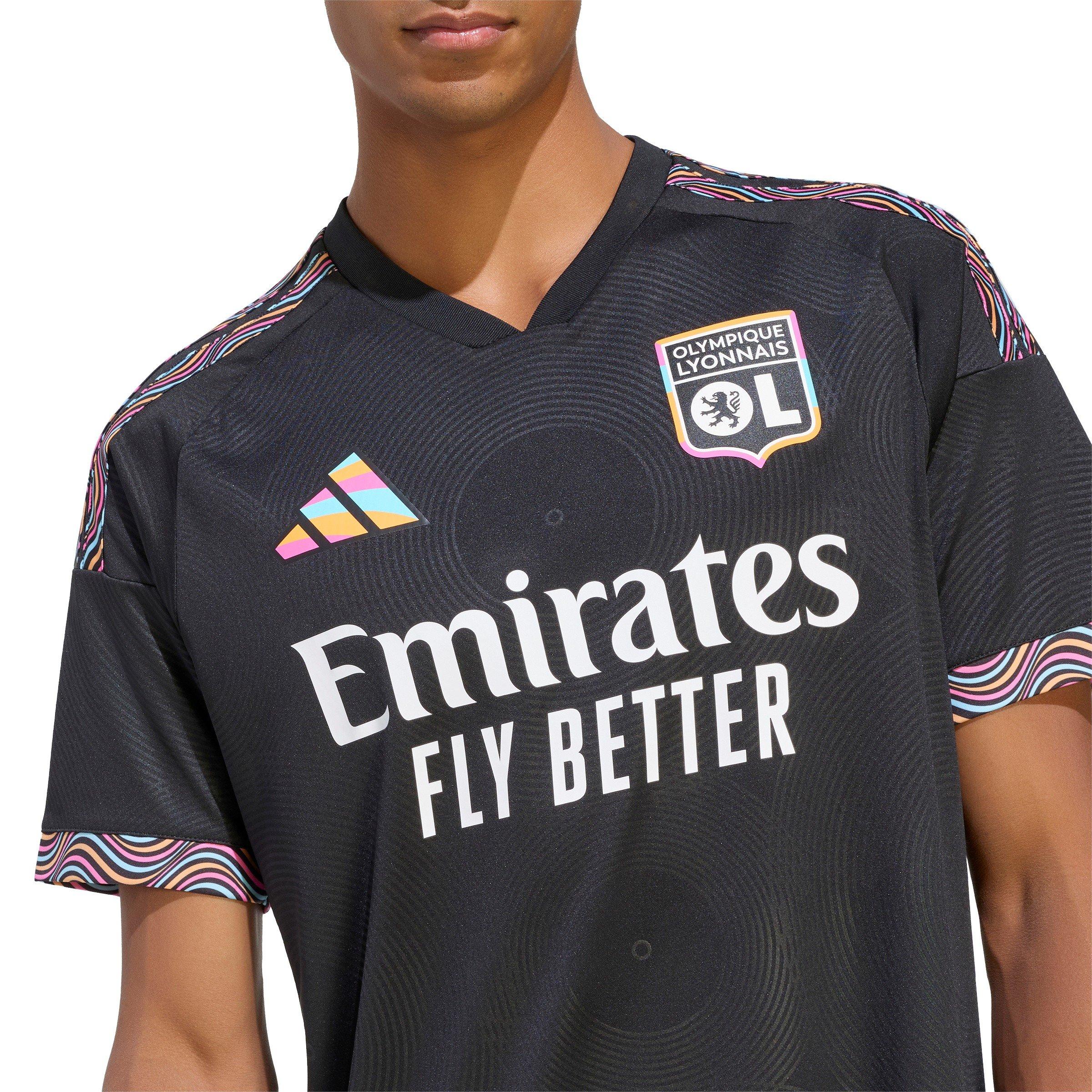 Schwarz/Weiß - adidas - Olympique Third Shirt 2026/27 Mens - 5