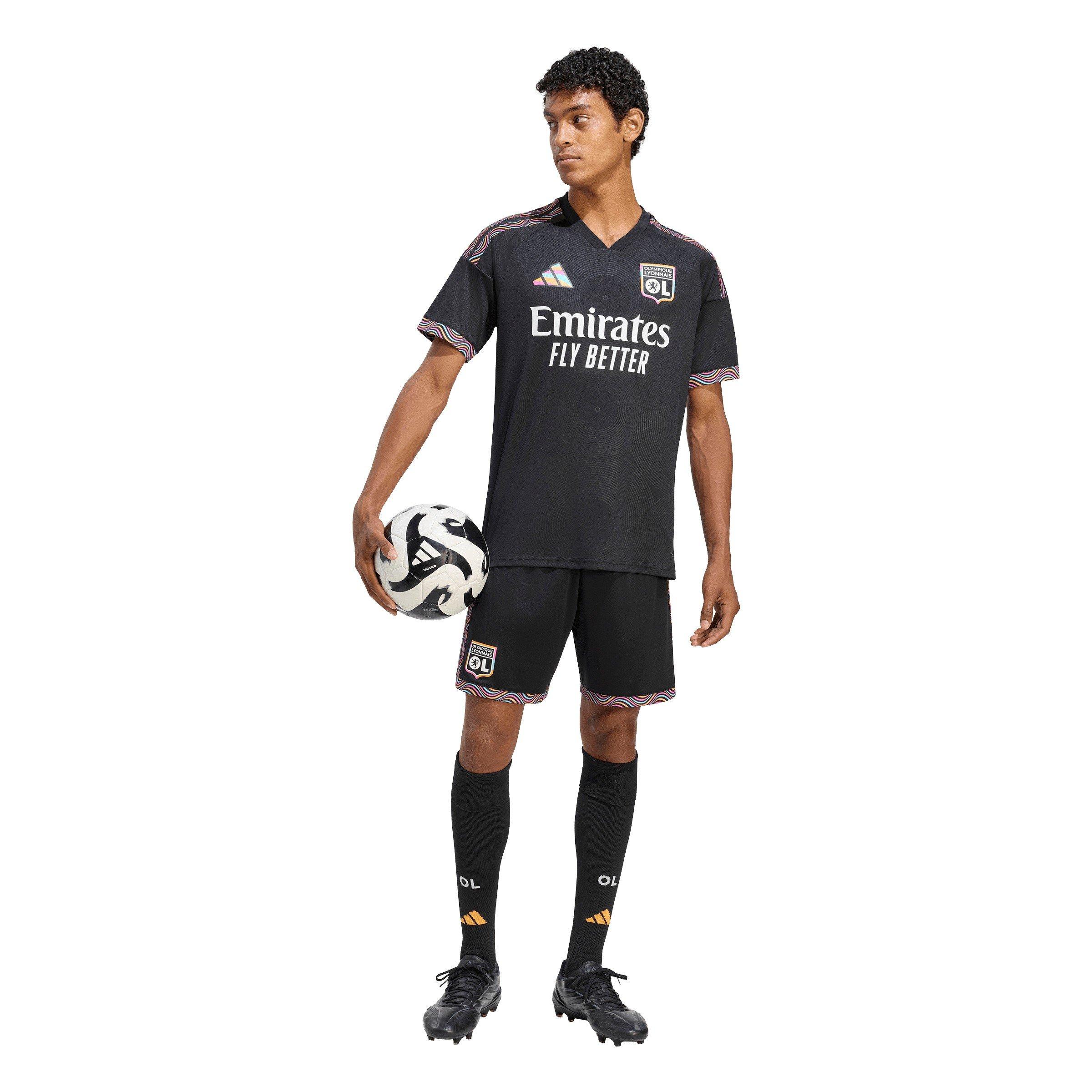 Schwarz/Weiß - adidas - Olympique Third Shirt 2026/27 Mens - 7