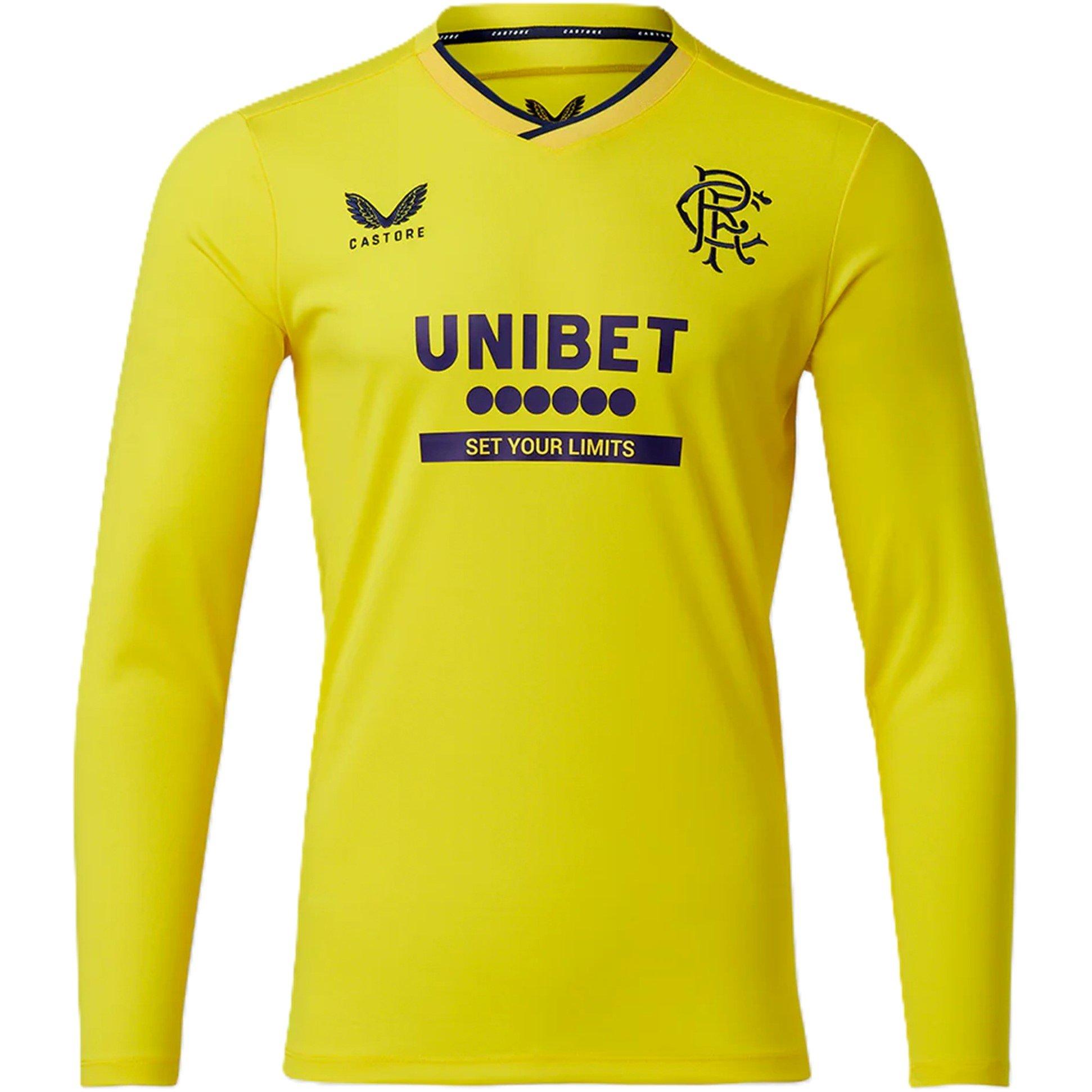 Castore Men's Domestic Football Shirt - Yellow - 5XL