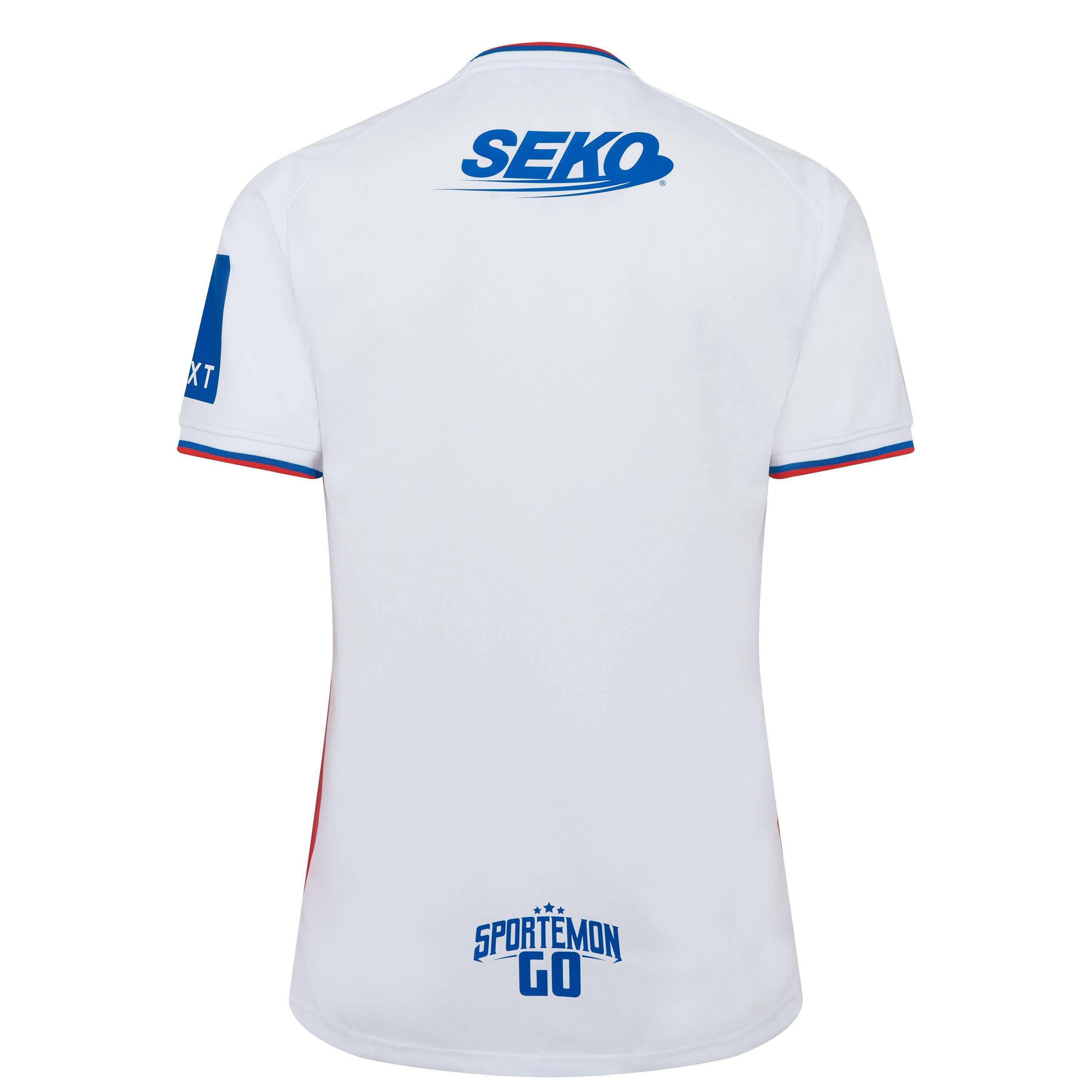 Weiß/Rot - Castore - Rangers FC Away Shirt 2022 2023 Mens - 5