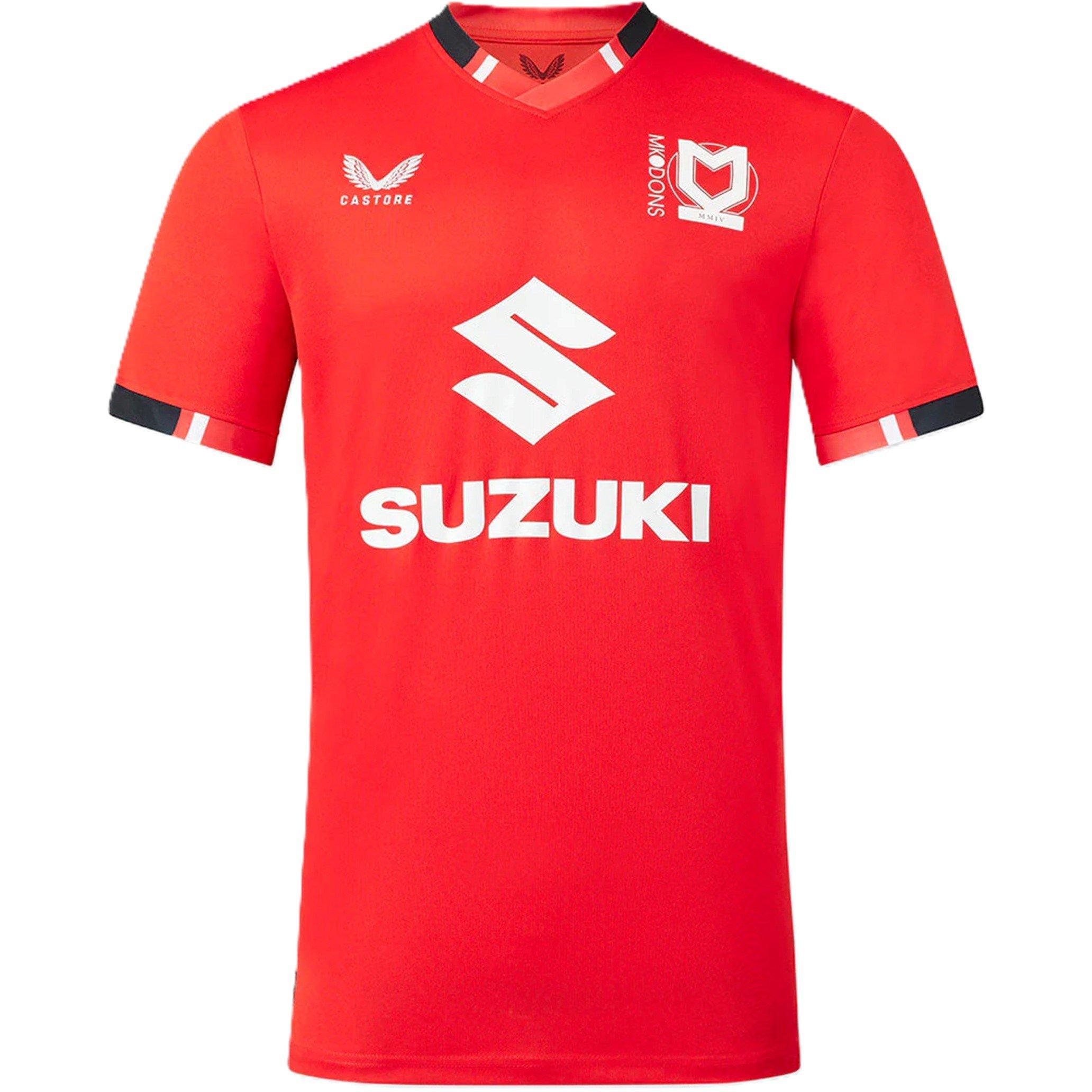 Fiery Red - Castore - Mens Mkdoms Away Football Shirt 2024 2025 - 1