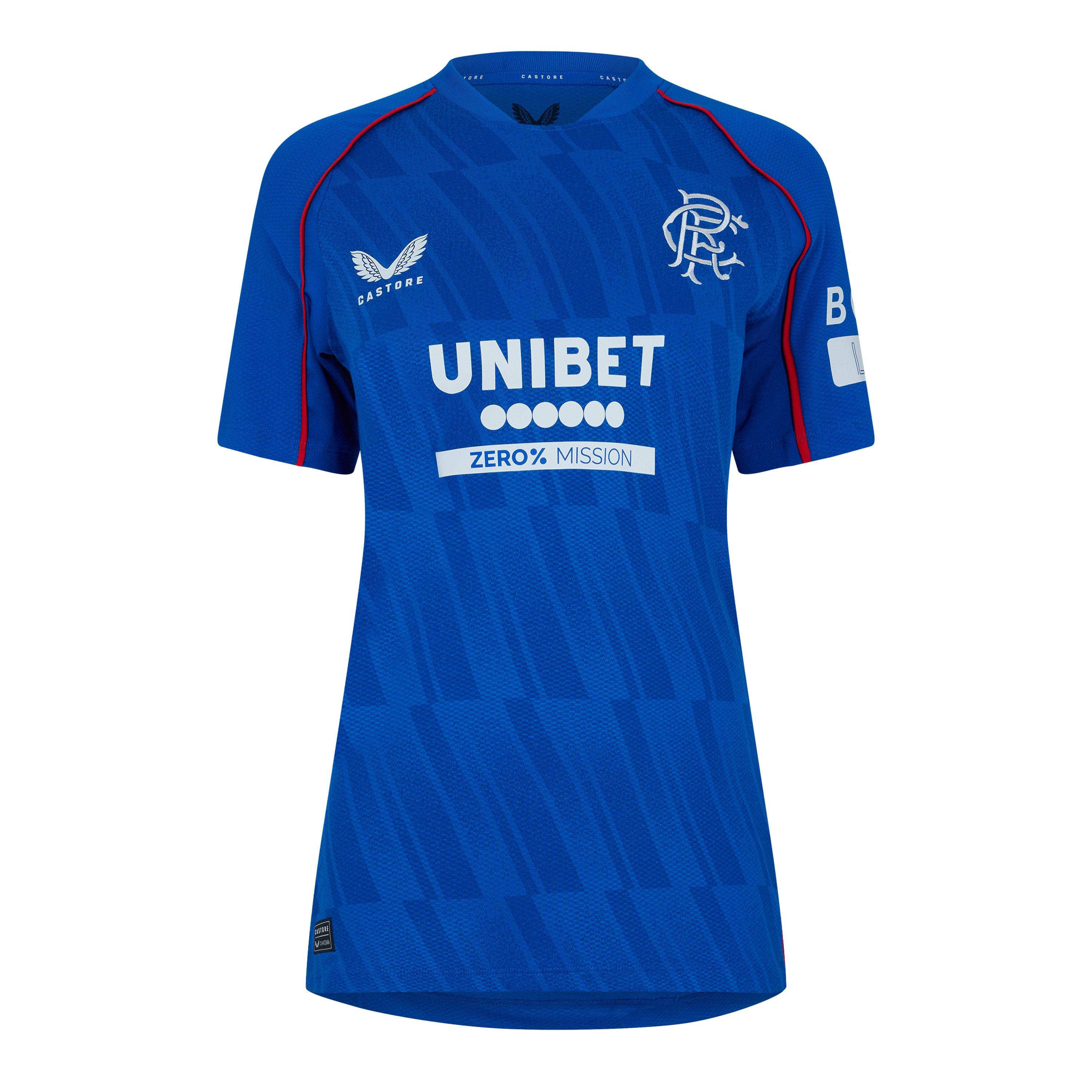 Castore Women's Rangers Home Authentic Shirt 2024 2025 - Blue - 18 (2XL)